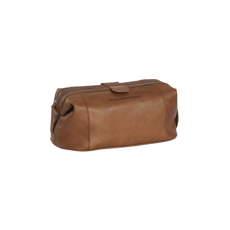 Chesterfield Leder Kulturtasche Vince cognac