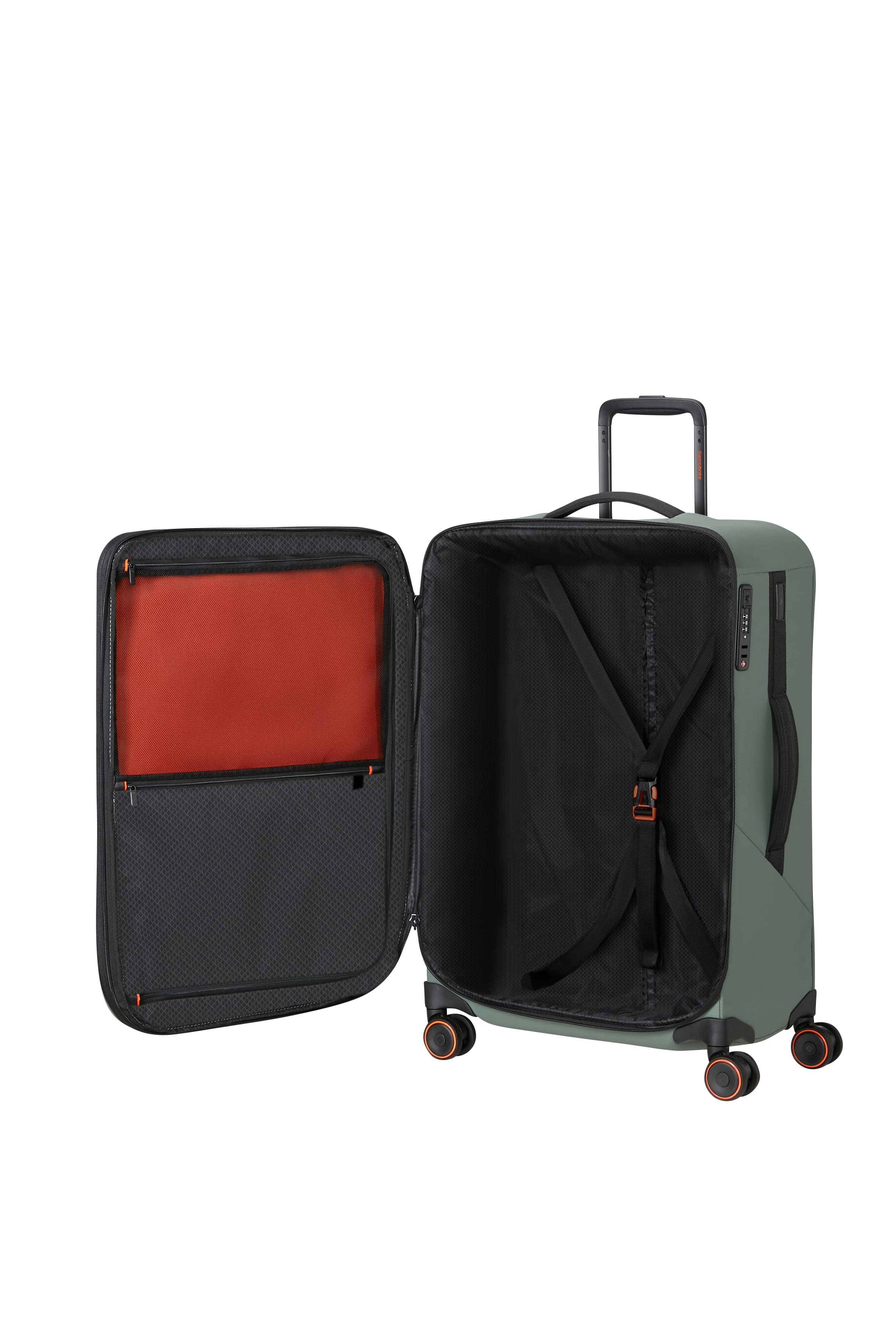 Samsonite Koffer Glazed M sage green