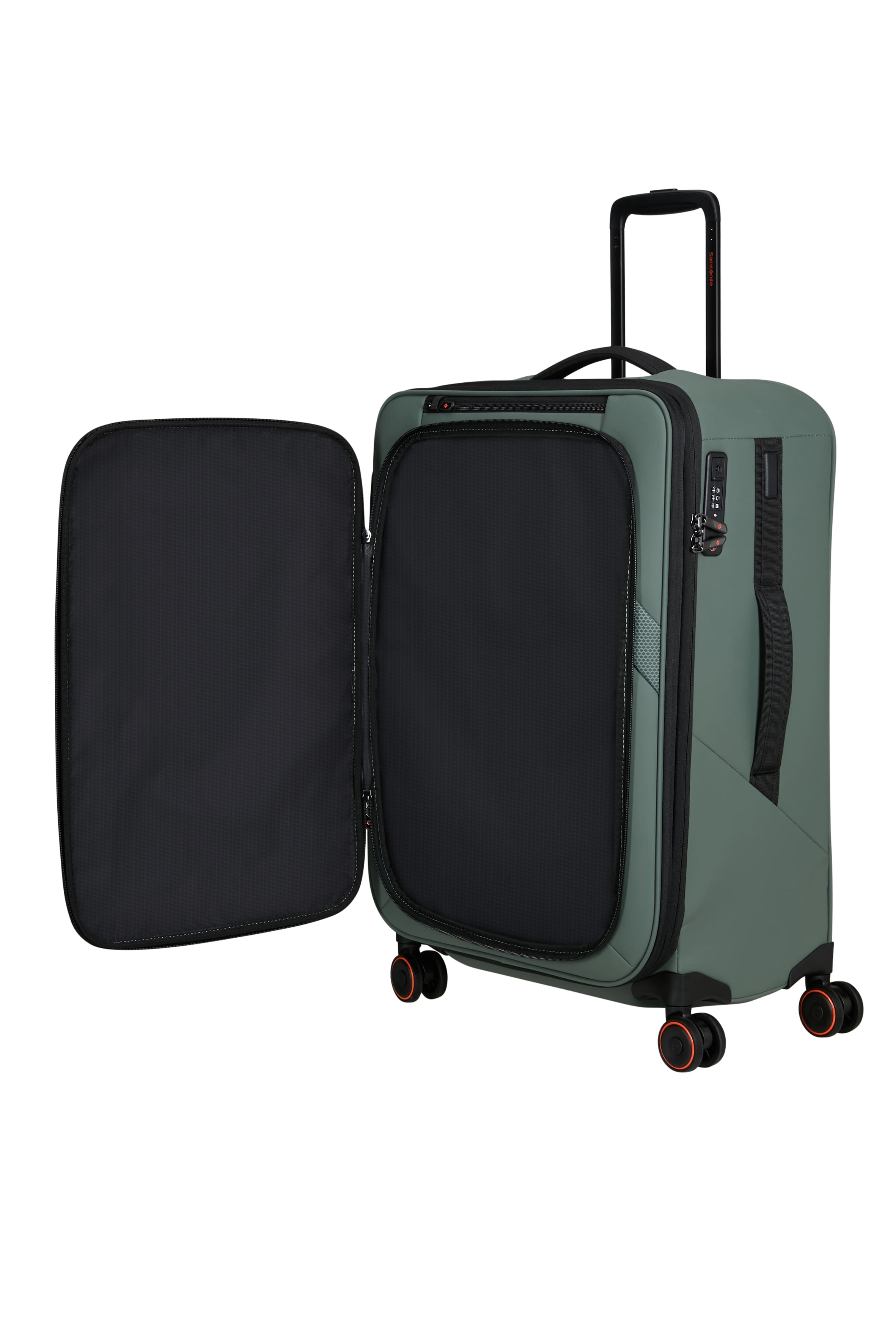 Samsonite Koffer Glazed M sage green