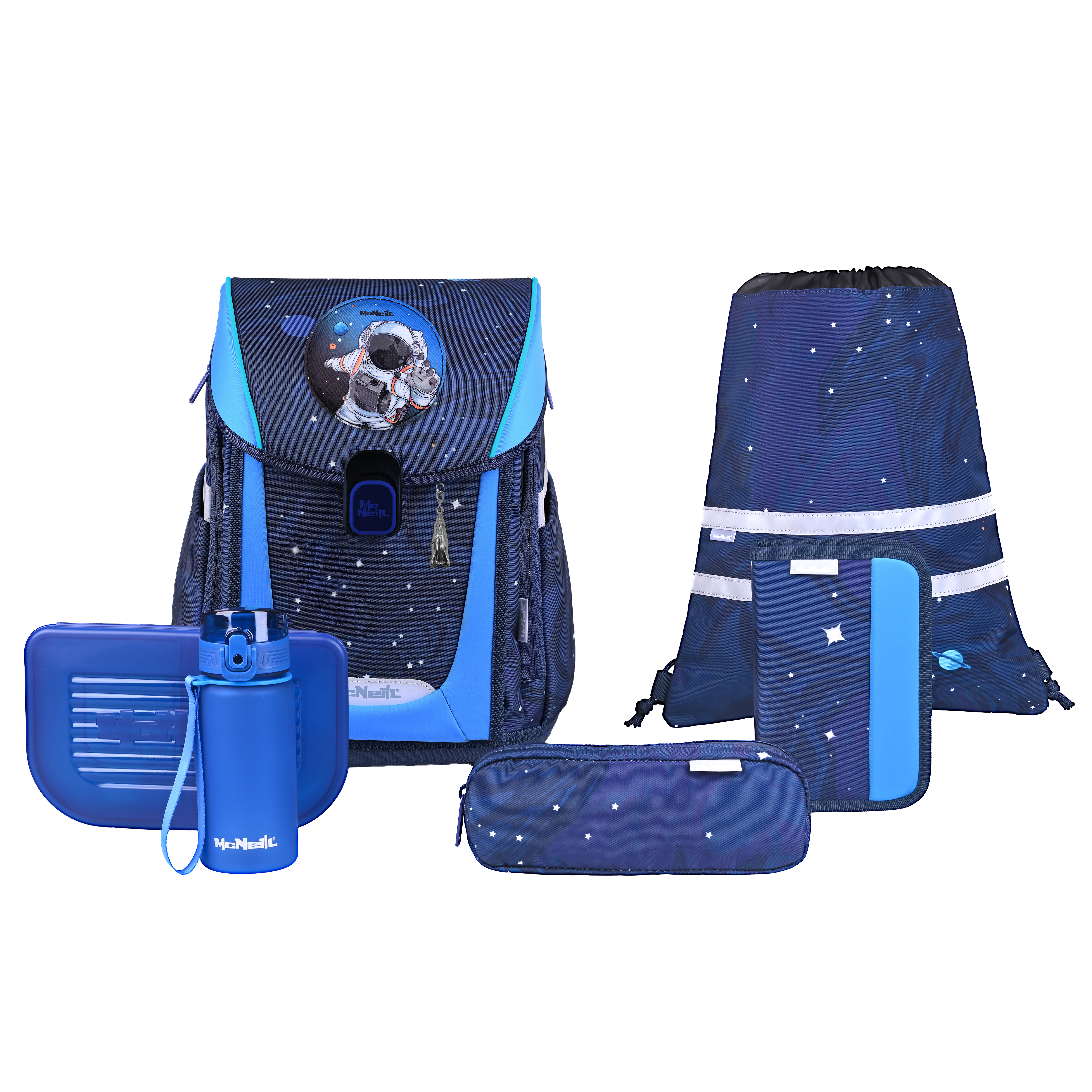 McNeill Schulranzen-Set Primo Space 9-teilig McNeill Schulranzen-Set Primo Space 9-teilig
