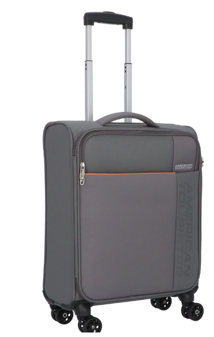 American Tourister Handgepäck Koffer Fun Cruise 55cm grey/orange