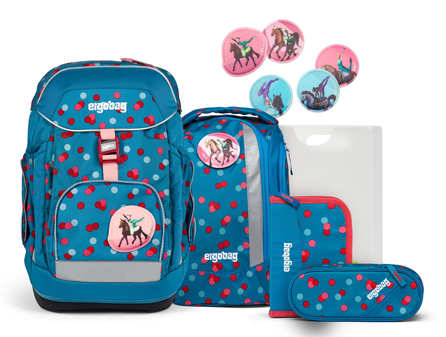 Ergobag Schulranzen-Set Maxi VoltiBär 2024