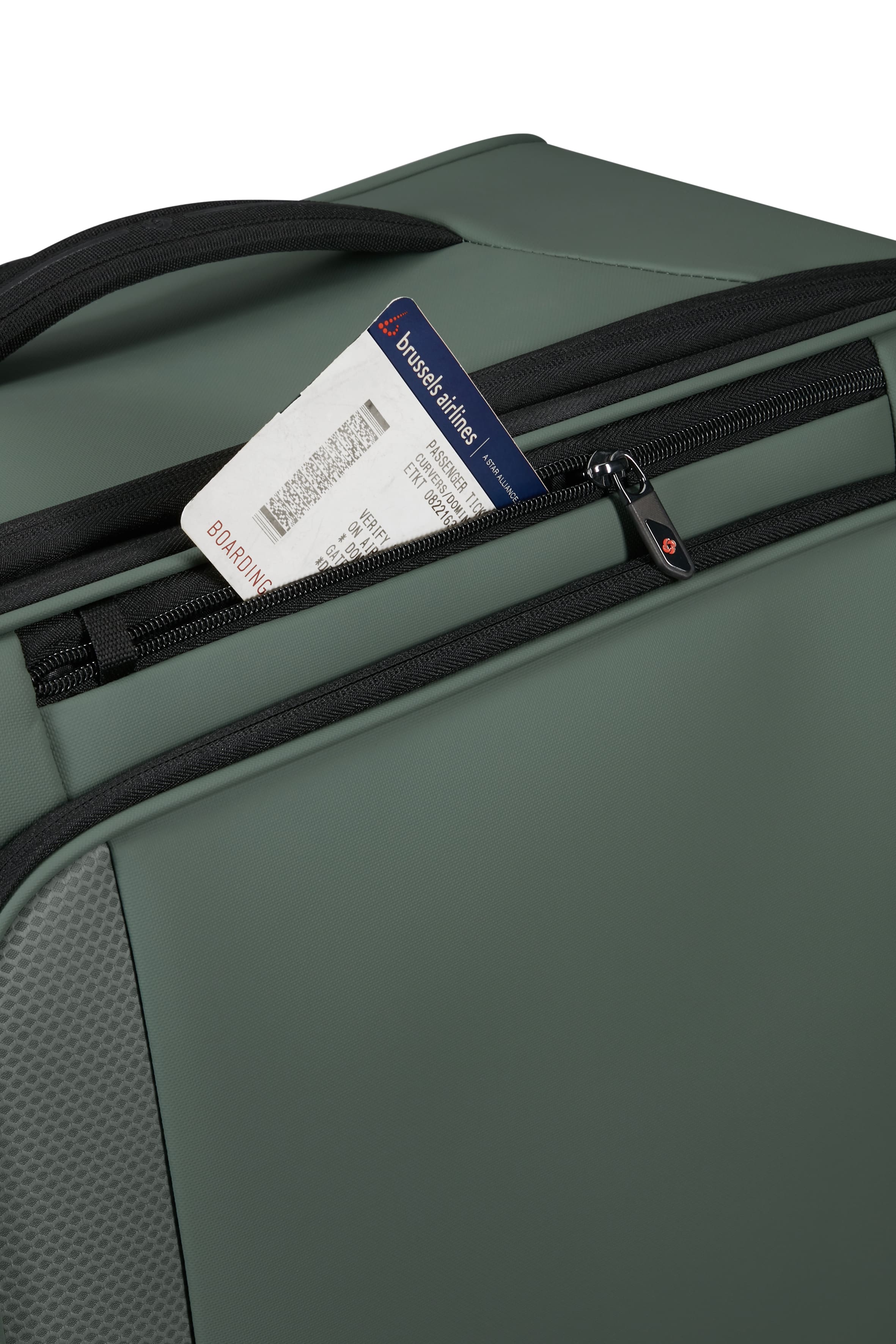 Samsonite Koffer Glazed M sage green