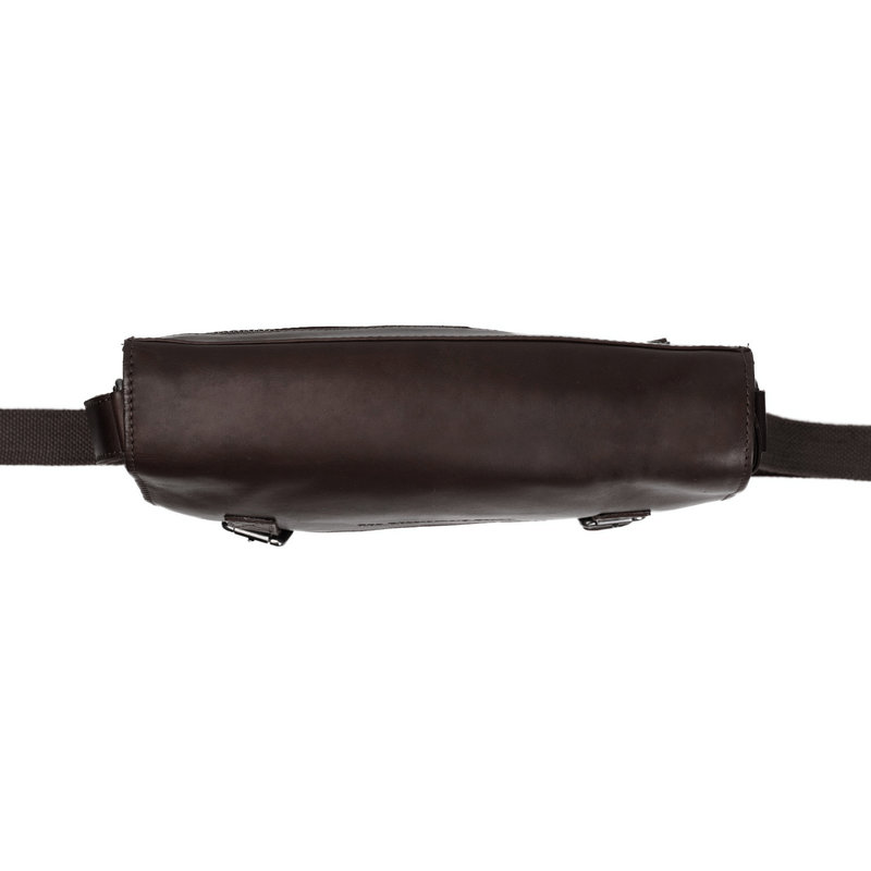 Chesterfield Leder Umhängetasche Bay braun