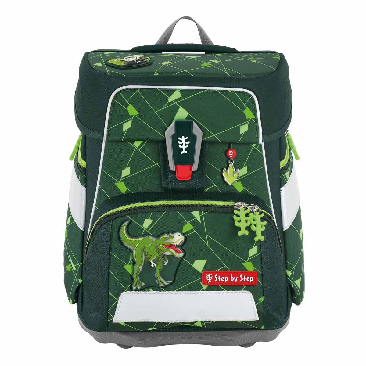 Step by Step SPACE SHINE Schulranzen-Set Dino Night Tyro 