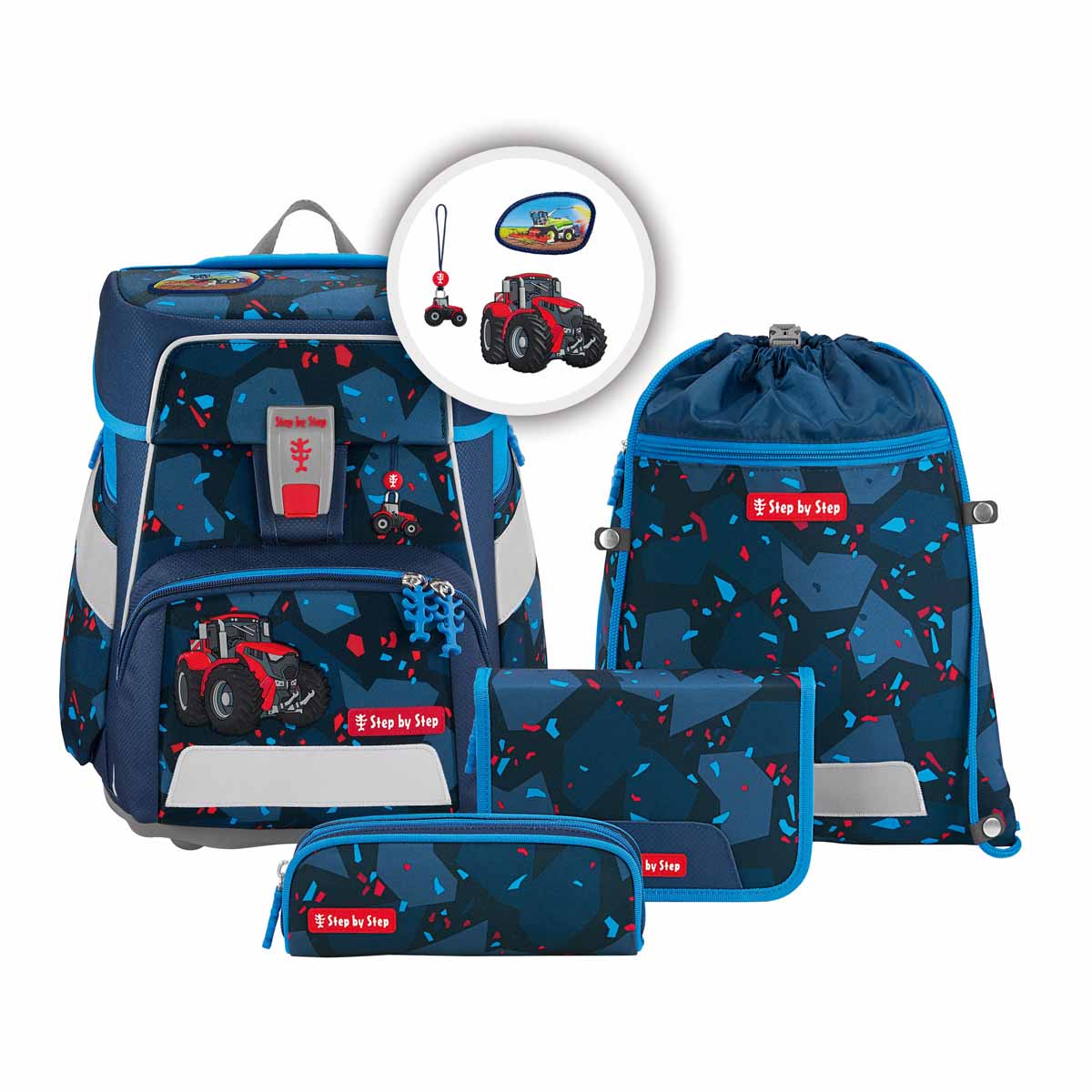 Step by Step SPACE Schulranzen-Set Tractor Freddy 2025