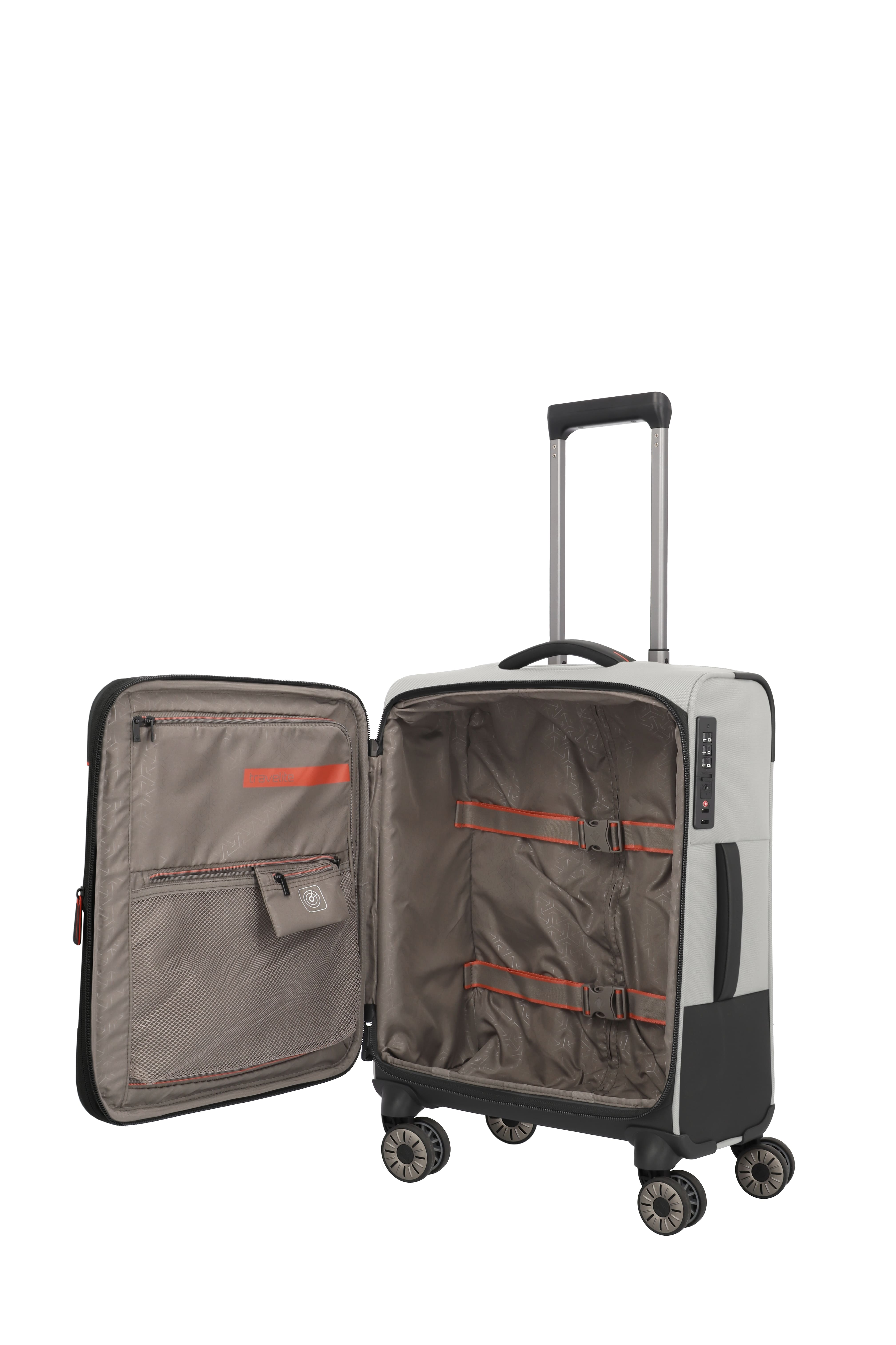 Travelite Trolley Crosslite S nature erweiterbar