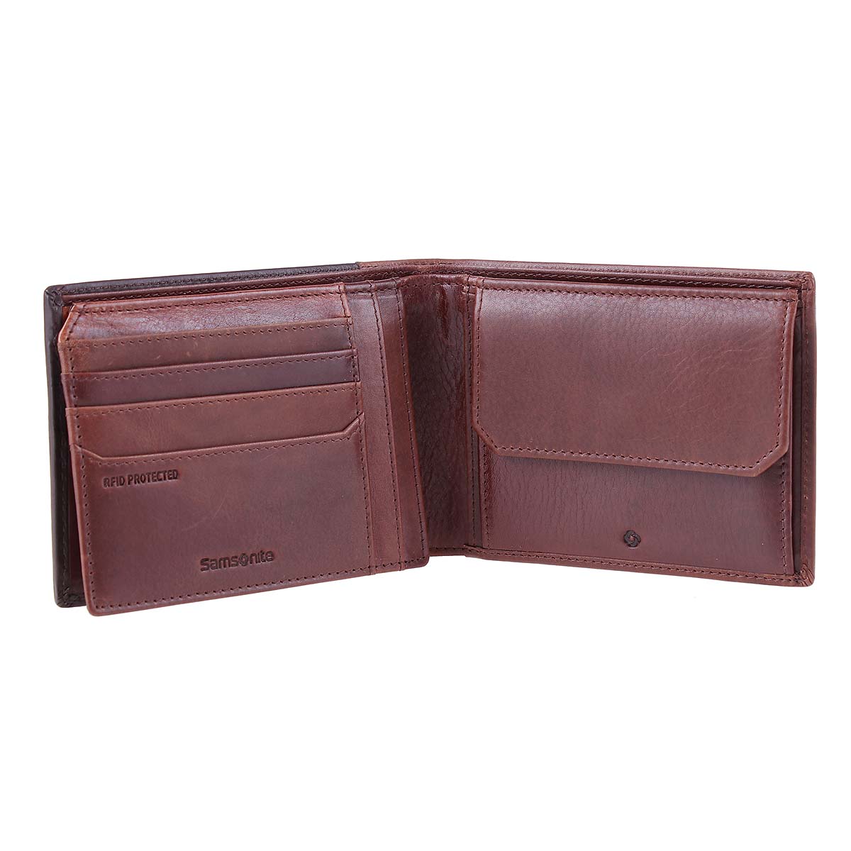 Samsonite Herren Geldbörse OLEO SLG dark brown