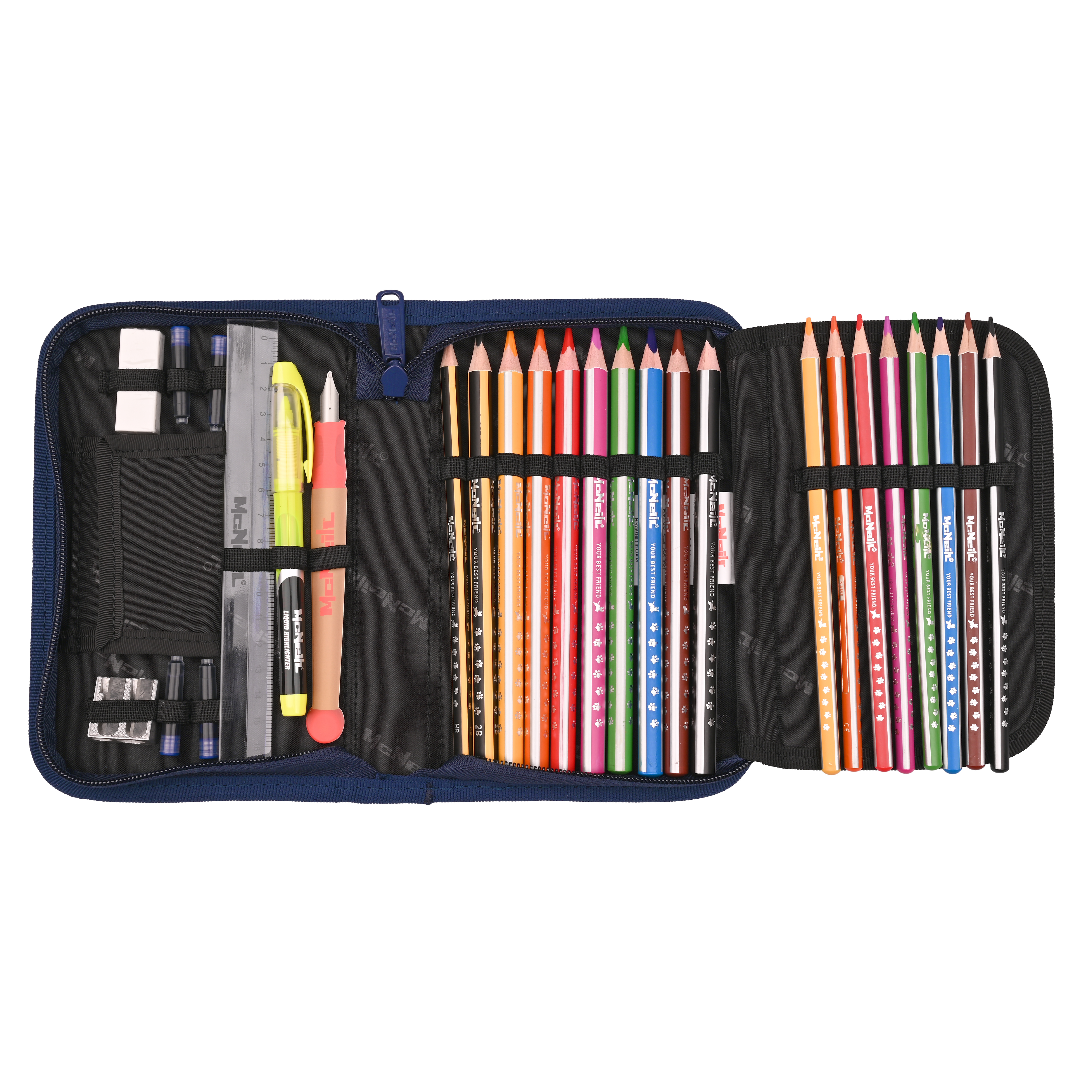 McNeill Schulranzen-Set Bravo Space 9-teilig McNeill Schulranzen-Set Bravo Space 9-teilig