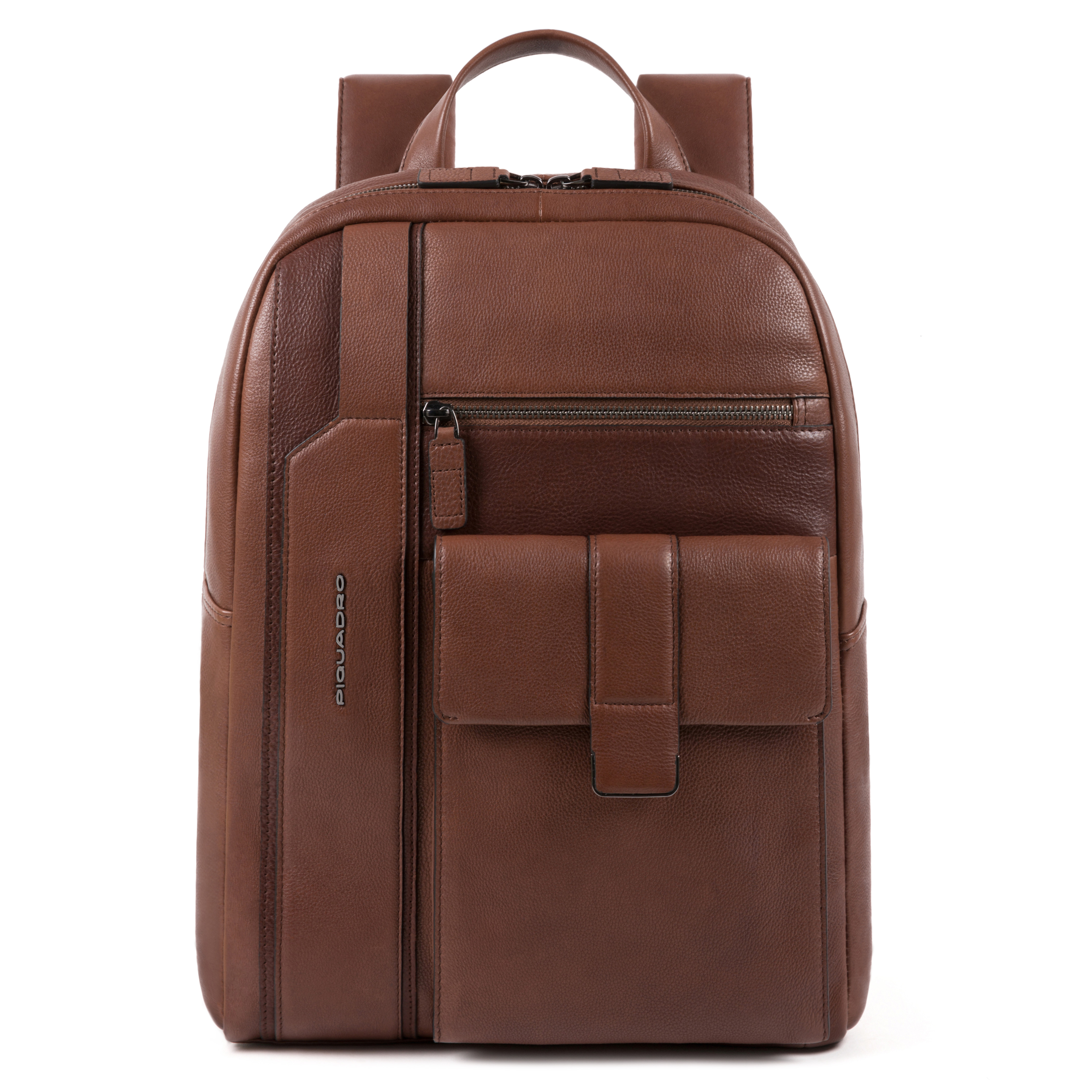 Piquadro Laptop-Rucksack Kobe dunkelbraun