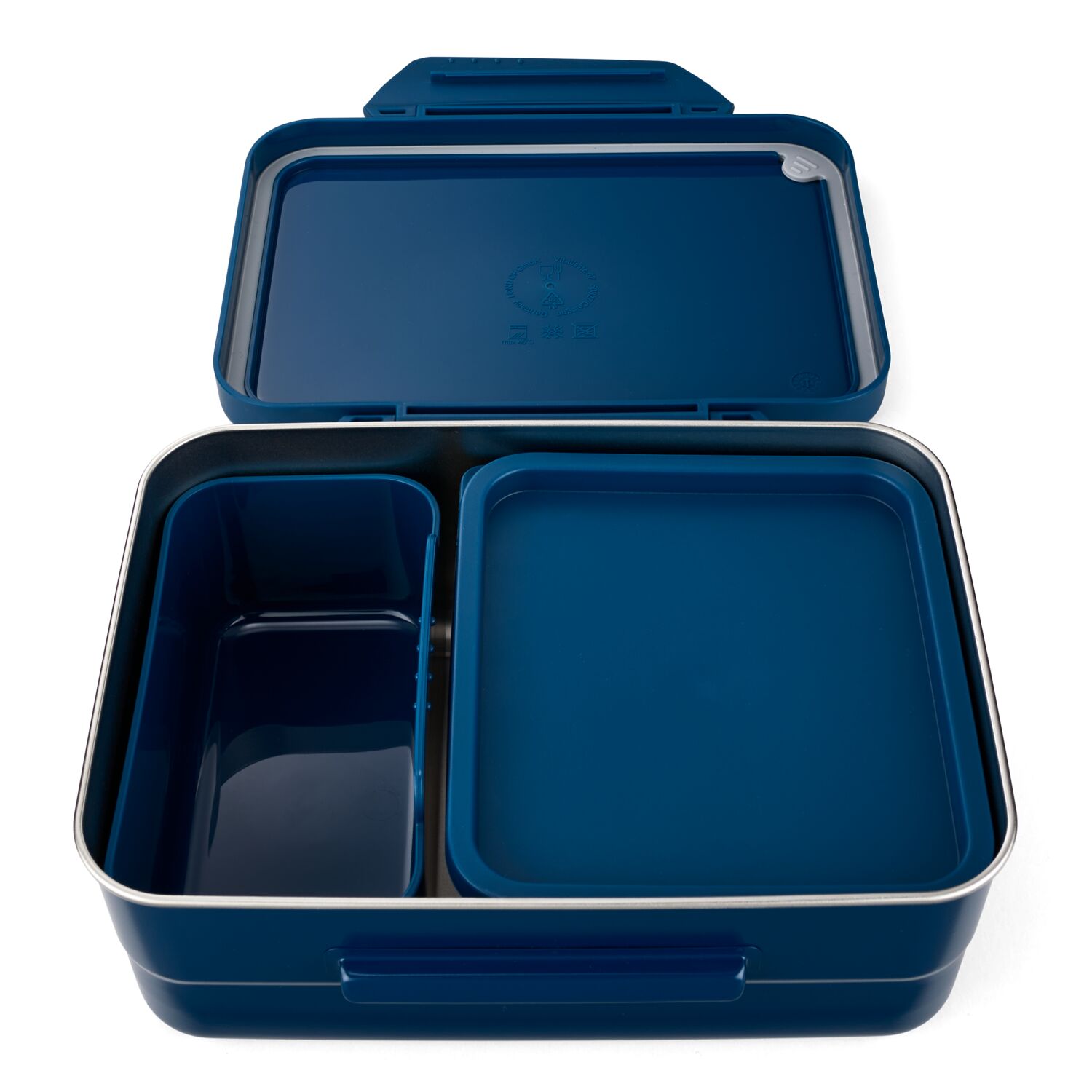 satch Edelstahl Brotdose blau satch Edelstahl Brotdose blau