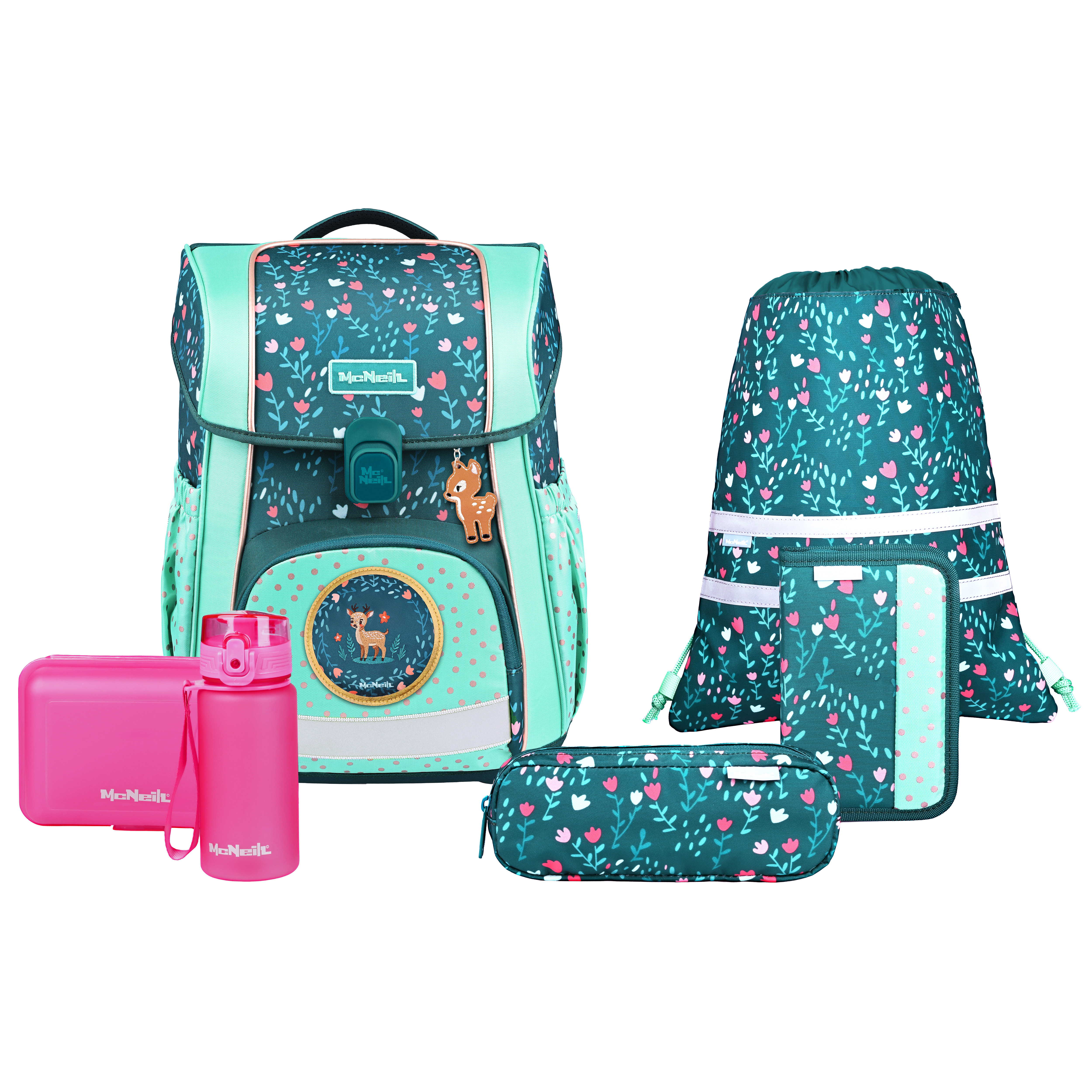 McNeill Schulranzen-Set Bravo Deary 9-teilig McNeill Schulranzen-Set Bravo Deary 9-teilig
