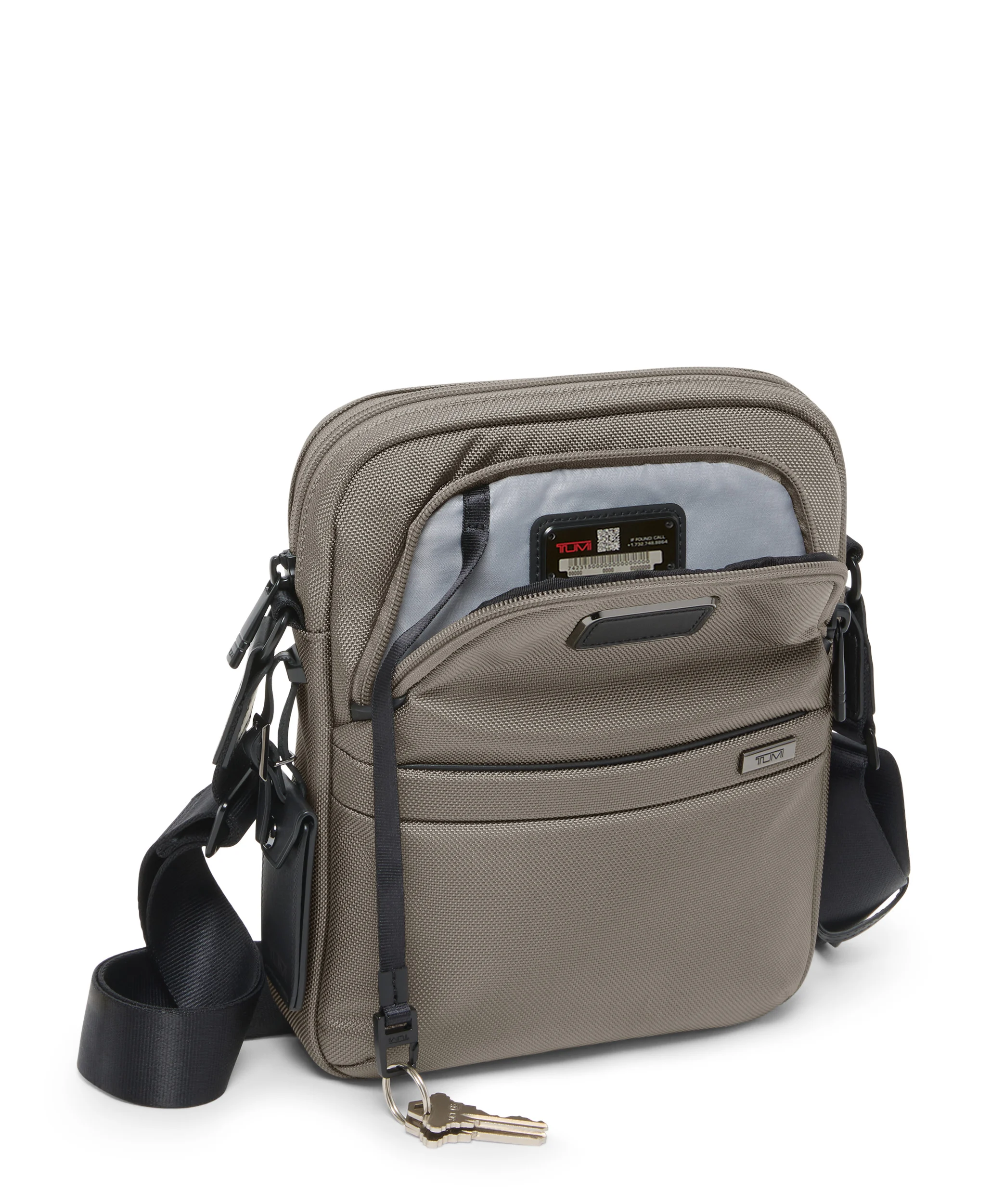 TUMI Alpha 4 mittlere Umhängetasche grey alloy TUMI Alpha 4 mittlere Umhängetasche grey alloy