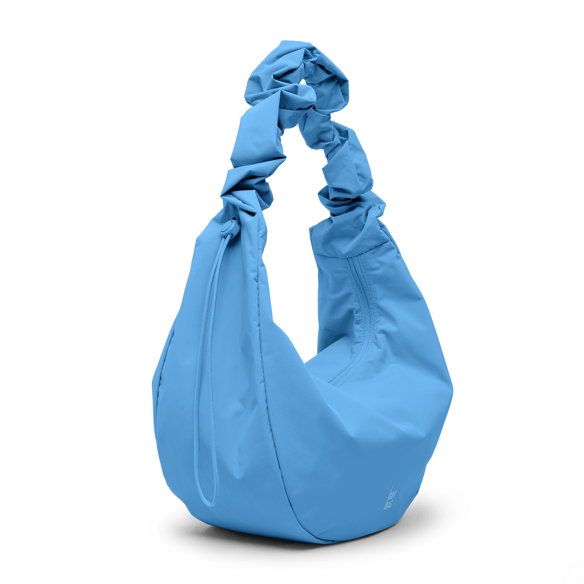 GOT BAG Moon Bag Ruffle aqua monochrome GOT BAG Moon Bag Ruffle aqua monochrome