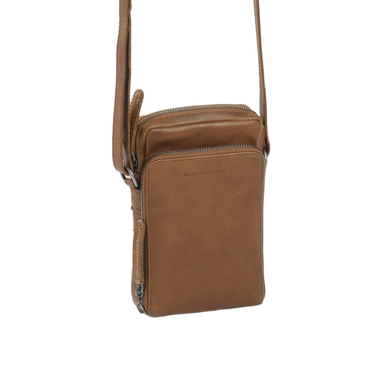 Chesterfield Handytasche Leder Hamilton cognac