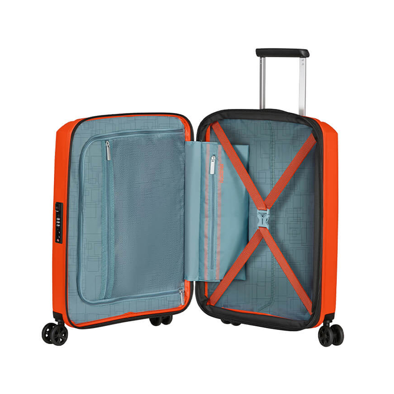 American Tourister Trolley Aerostep S bright orange