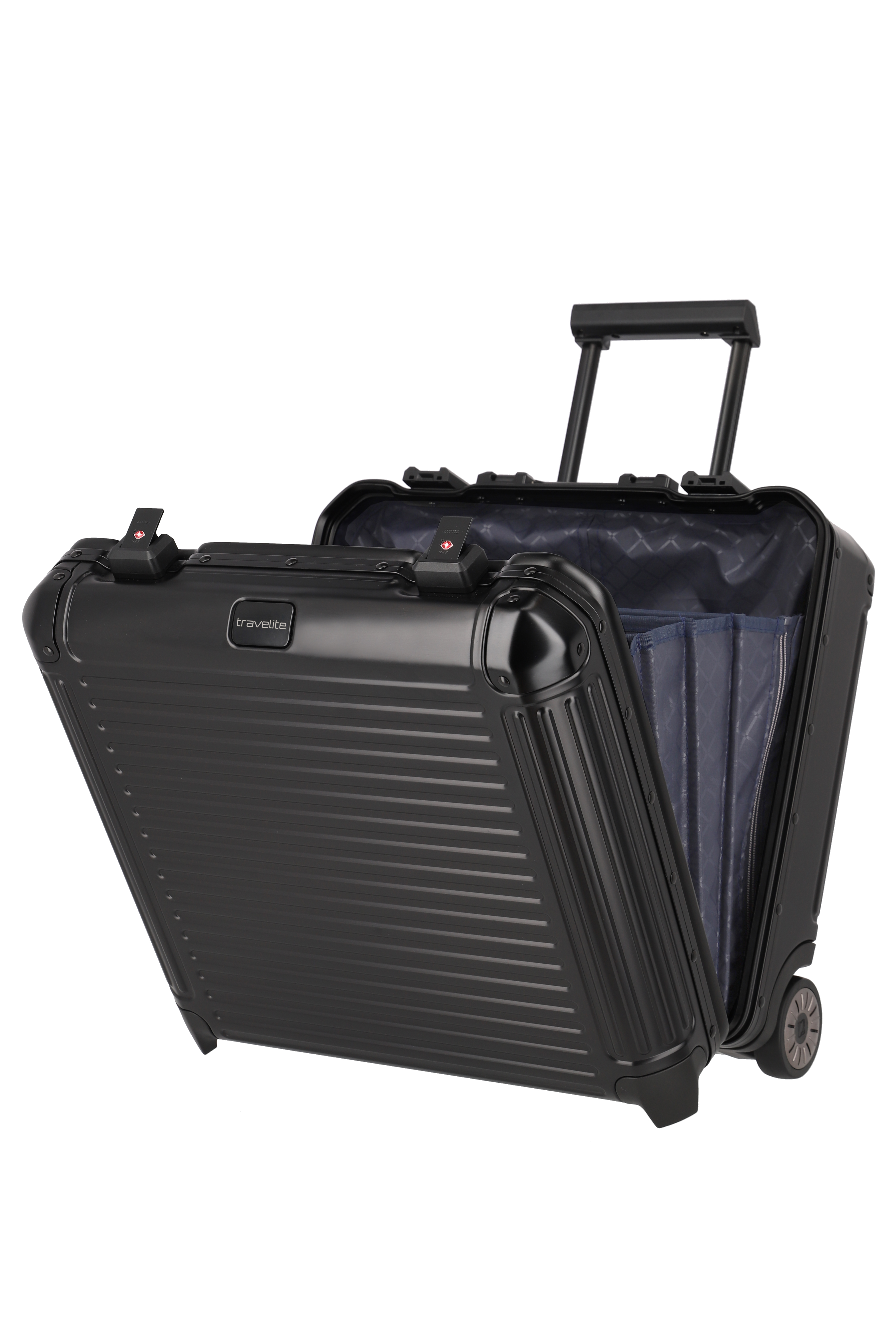 Travelite Aluminium Business Trolley Next schwarz