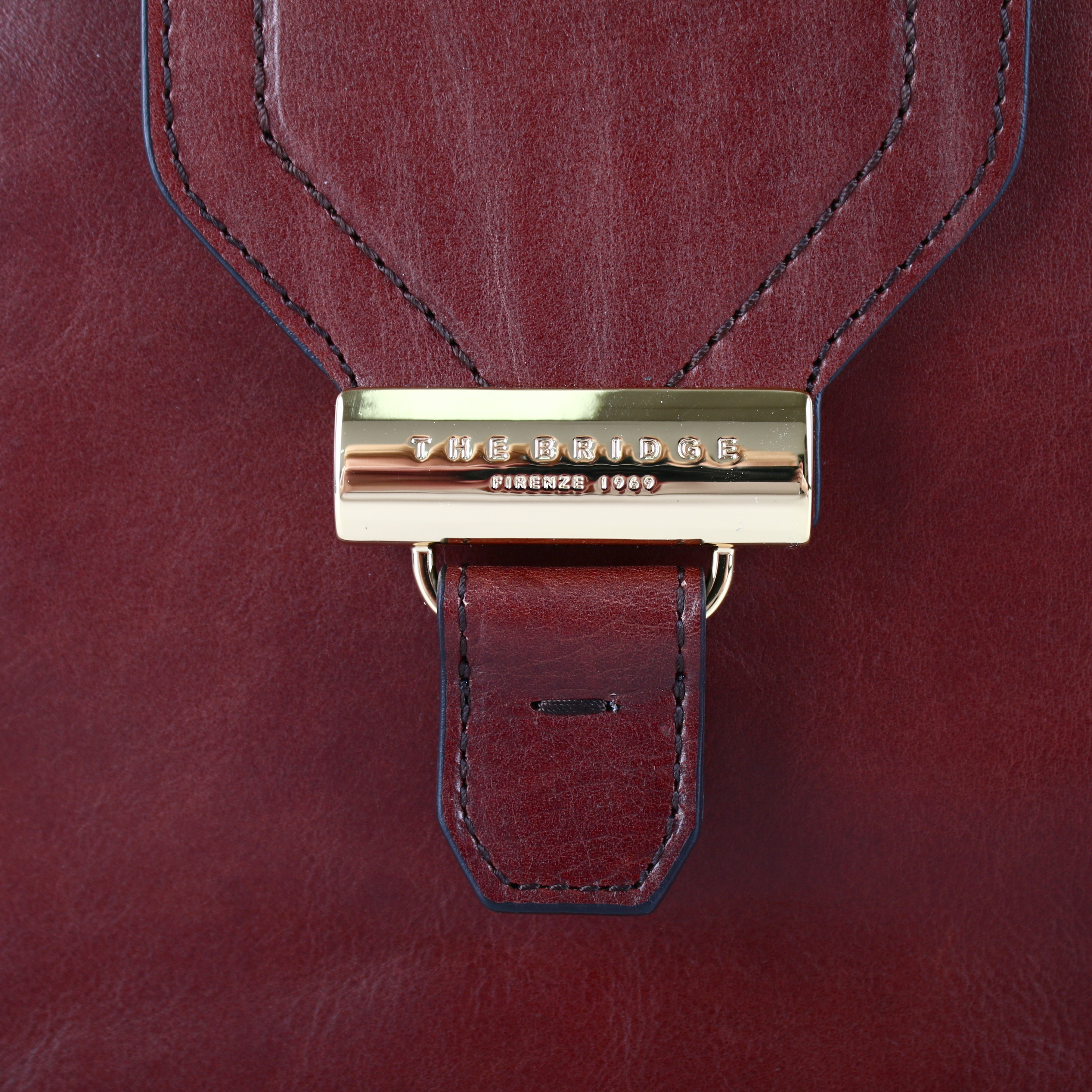 The Bridge Schultertasche Benedetta mittelbraun