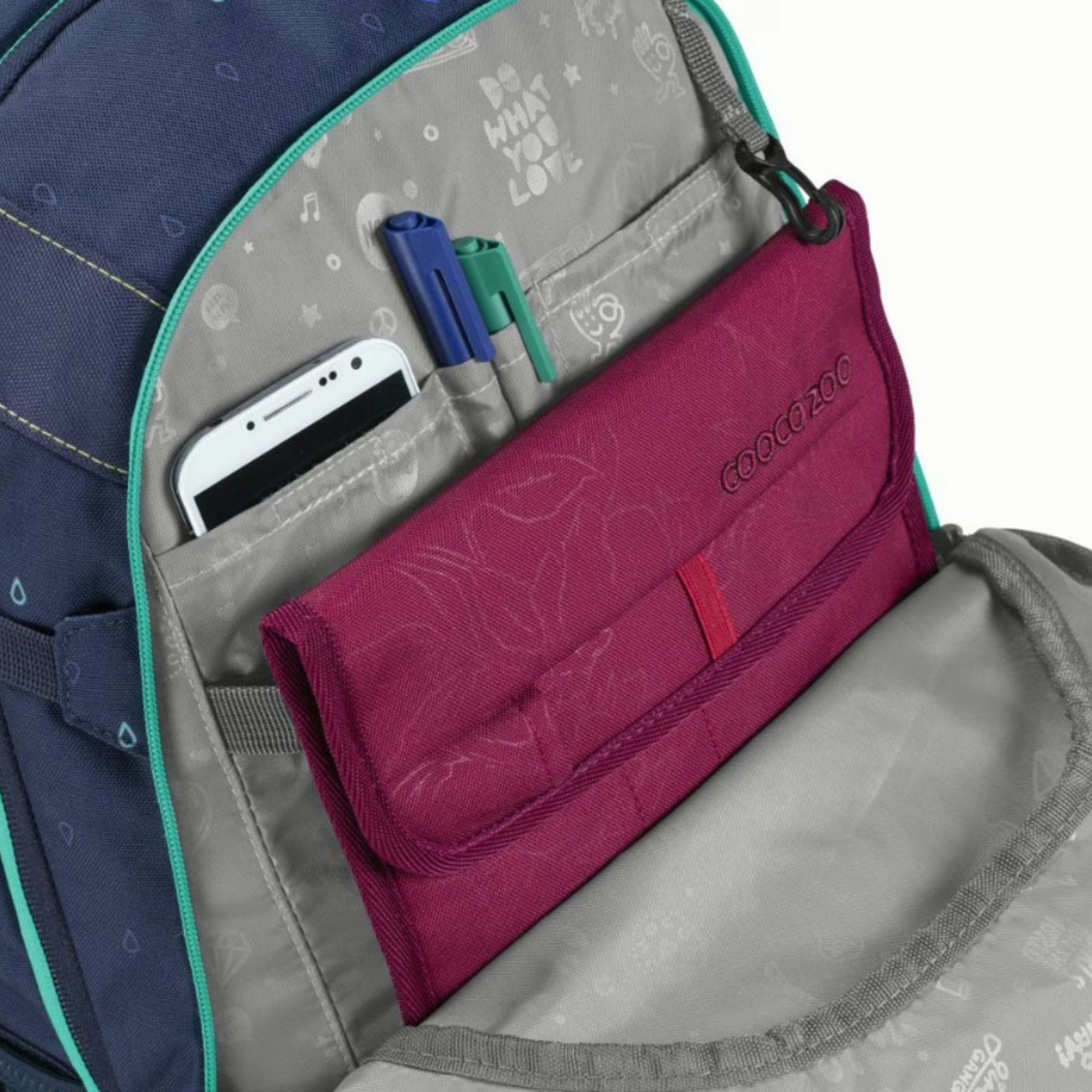 Coocazoo Schulrucksack MATE – Happy Raindrops Set Coocazoo Schulrucksack MATE – Happy Raindrops Set