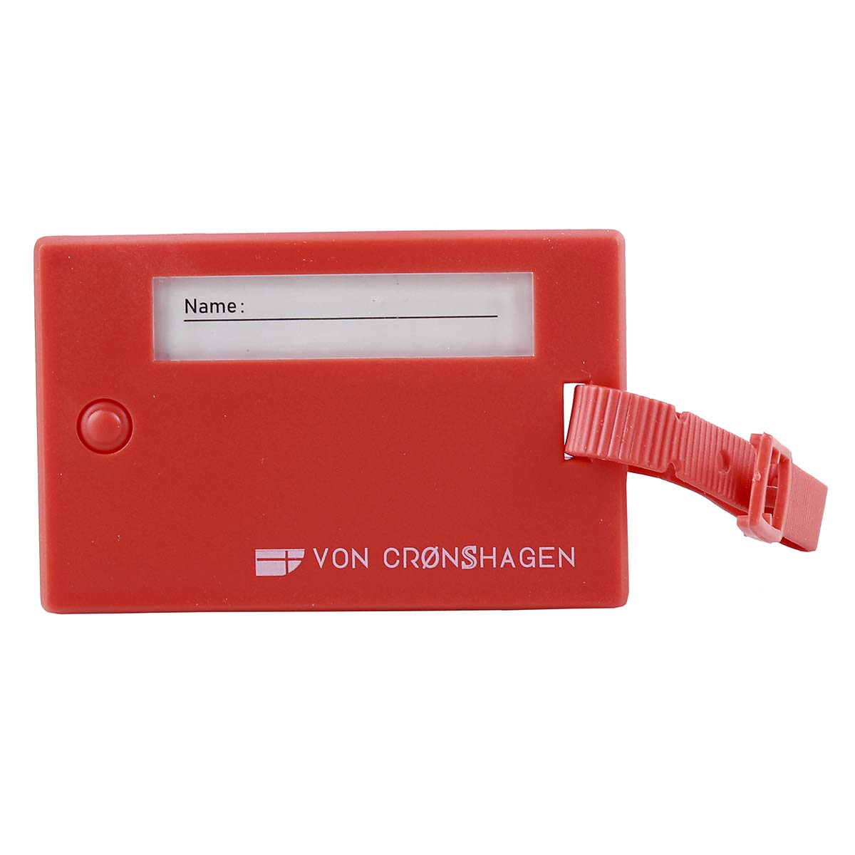 von Cronshagen Kofferanhänger mit Sichtfenster rot von Cronshagen Kofferanhänger mit Sichtfenster rot