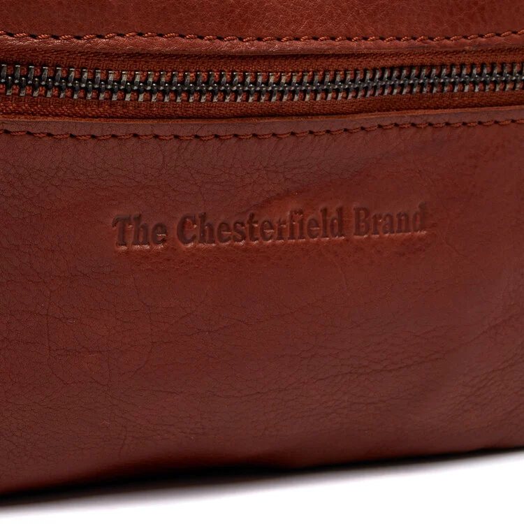 Chesterfield Leder Bauchtasche Severo cognac