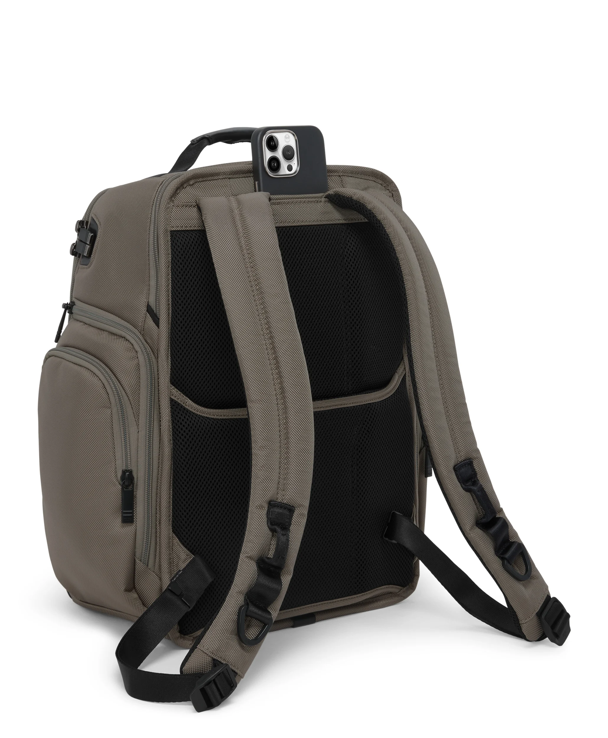 TUMI Alpha 4 Brief Pack Reiserucksack grey alloy