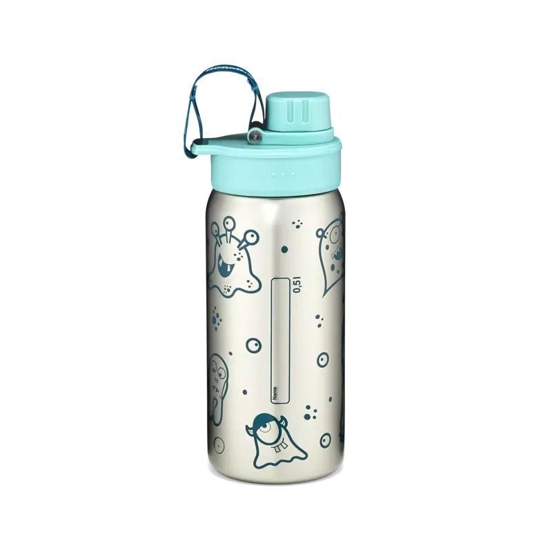 Ergobag Trinkflasche Edelstahl petrol