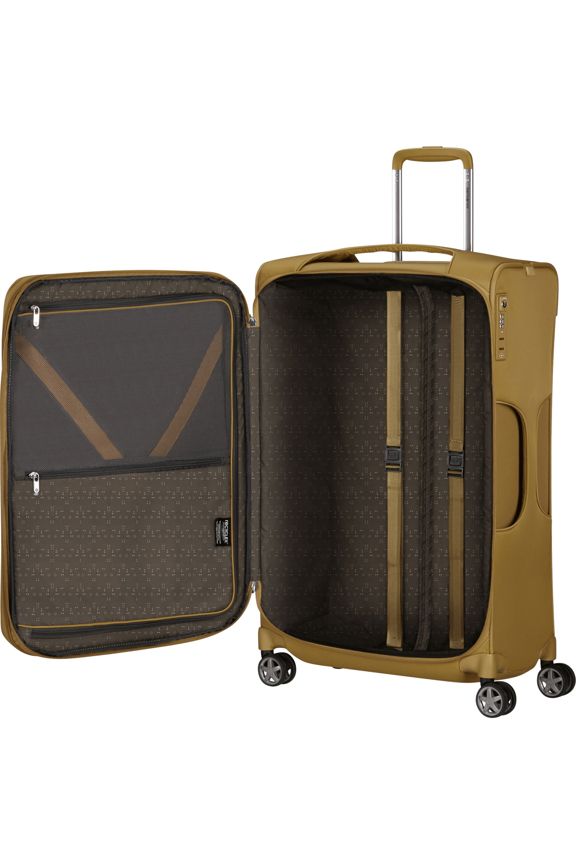 Samsonite Koffer D'Lite 71cm mustard yellow Samsonite Koffer D'Lite 71cm mustard yellow