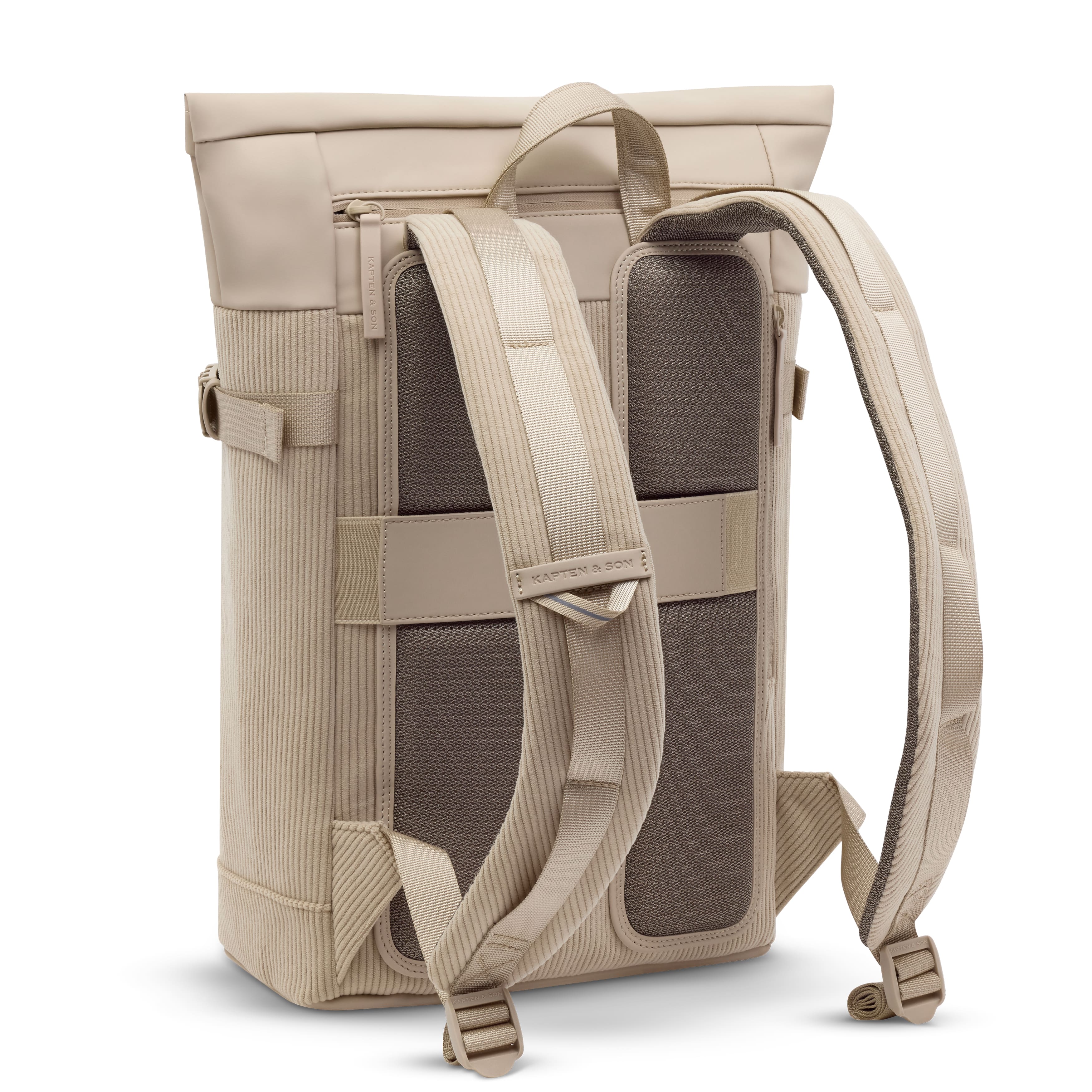 Kapten & Son Rucksack Helsinki Cord dusty sand