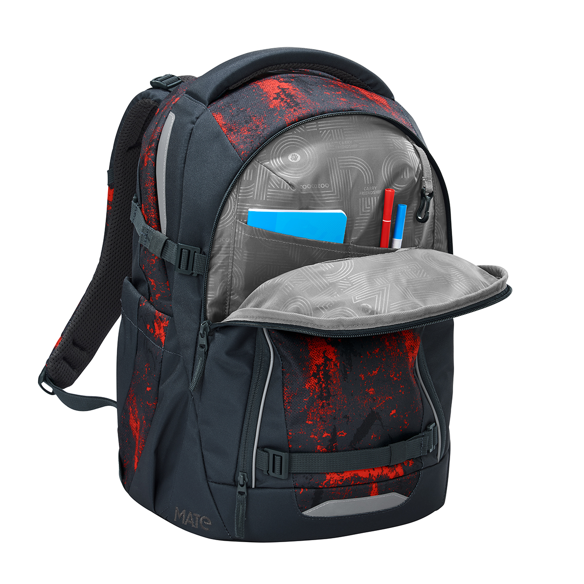 Coocazoo Schulrucksack MATE Broken Black