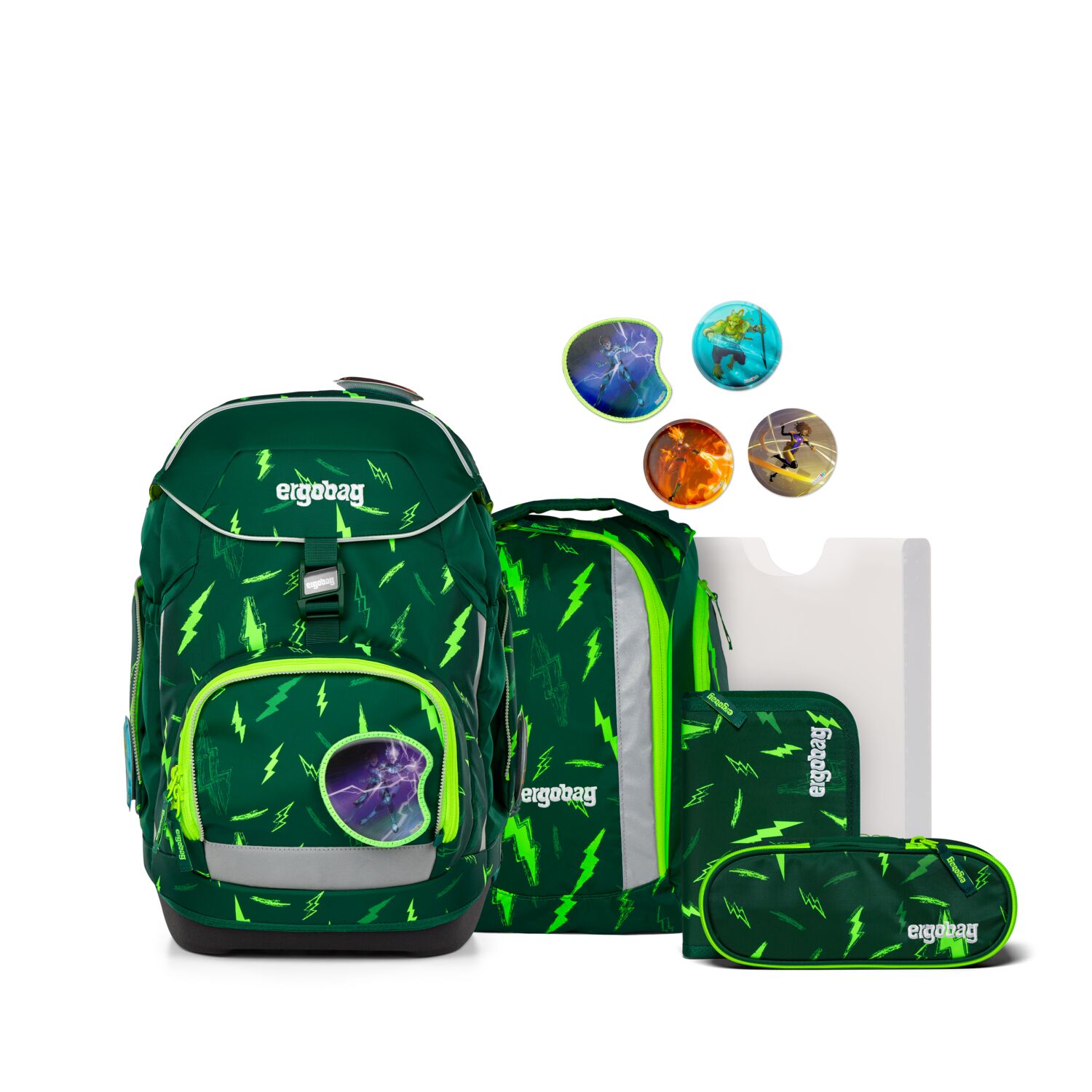 Ergobag Schulranzen-Set Pack Bärtastisch 2025