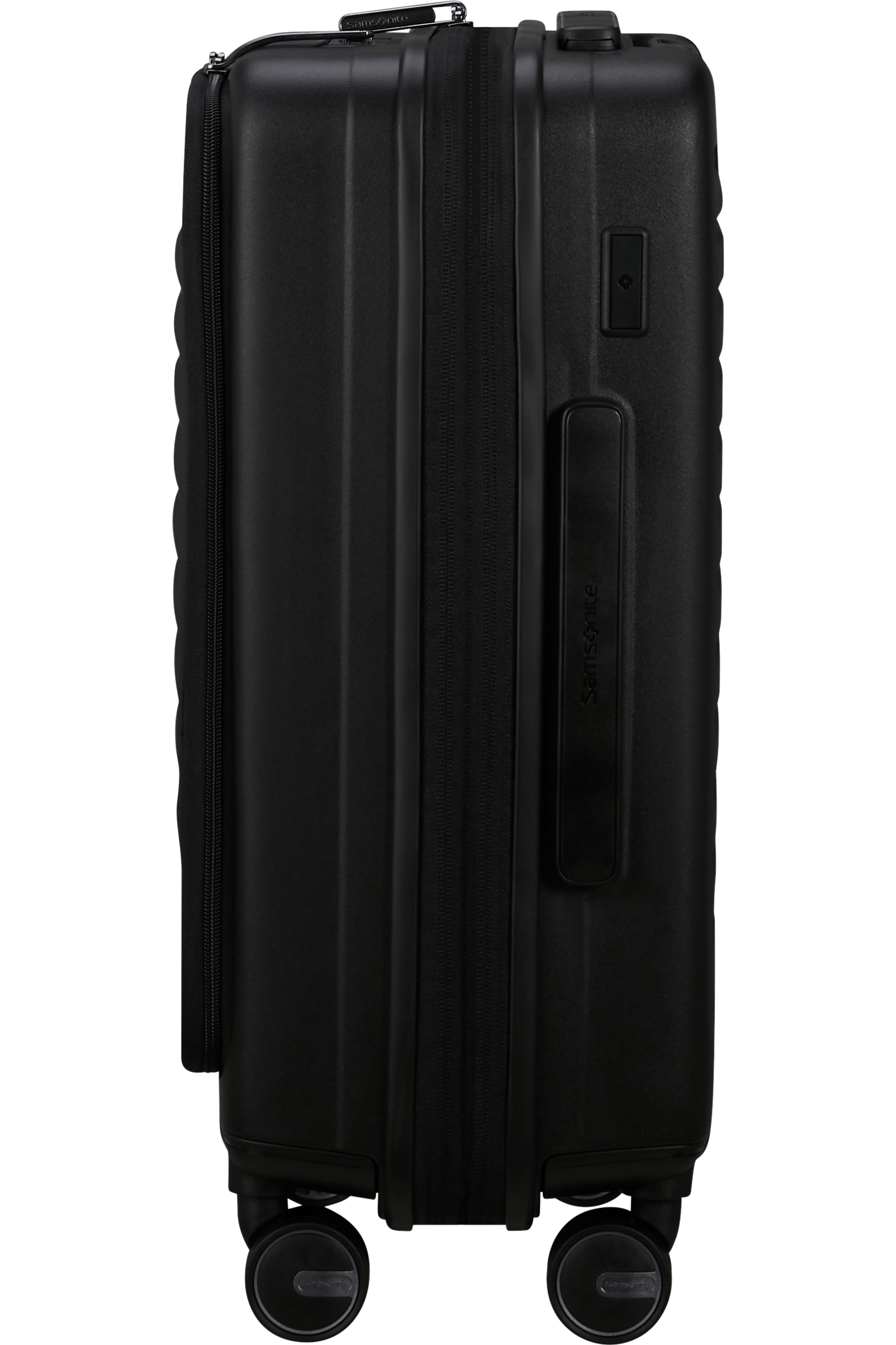 Samsonite Koffer Restackd 55cm + Vortasche schwarz