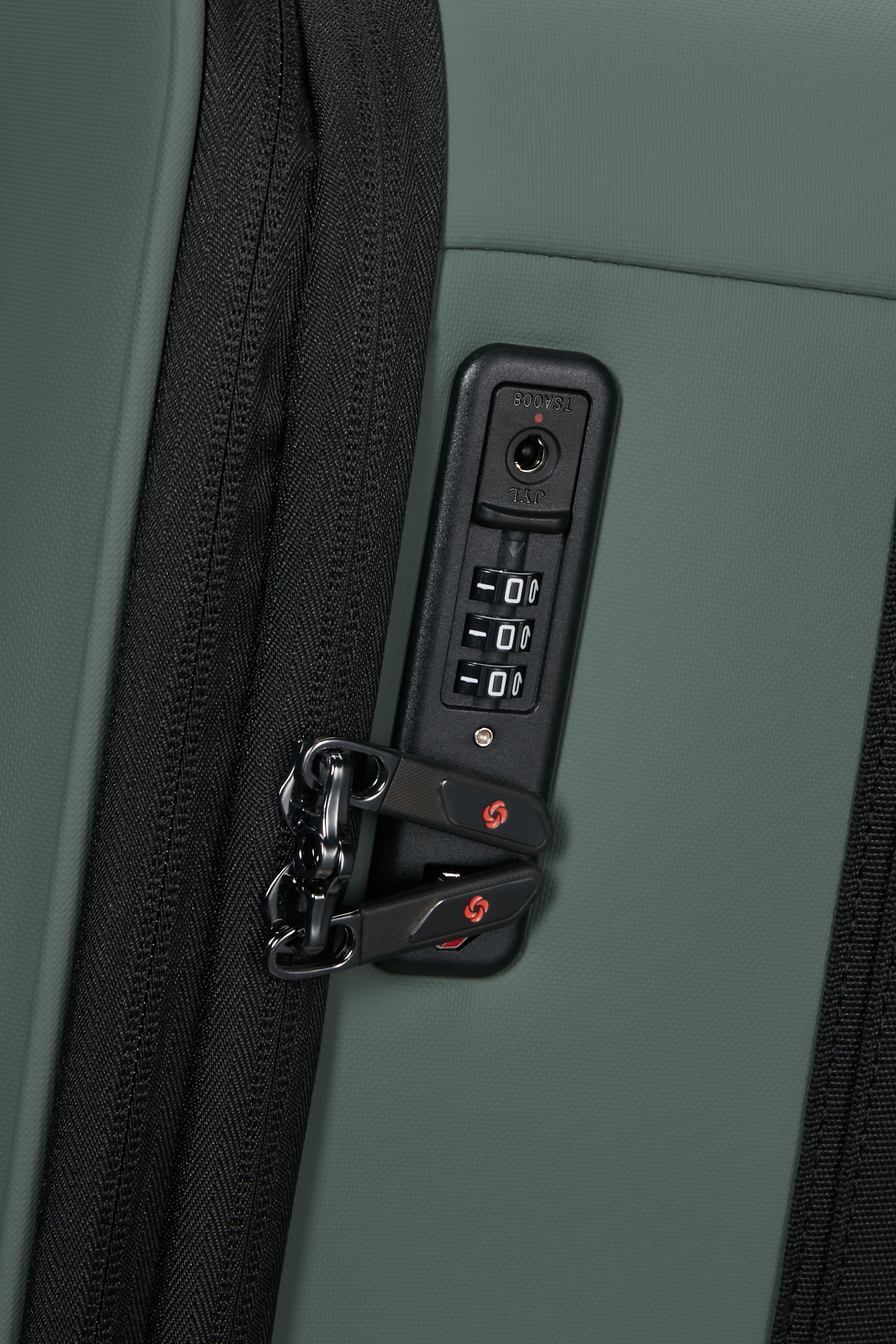 Samsonite Koffer Glazed M sage green