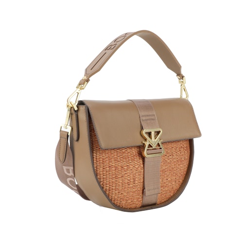 Bogner Handtasche Zuoz Rafia Cassy M portabella 