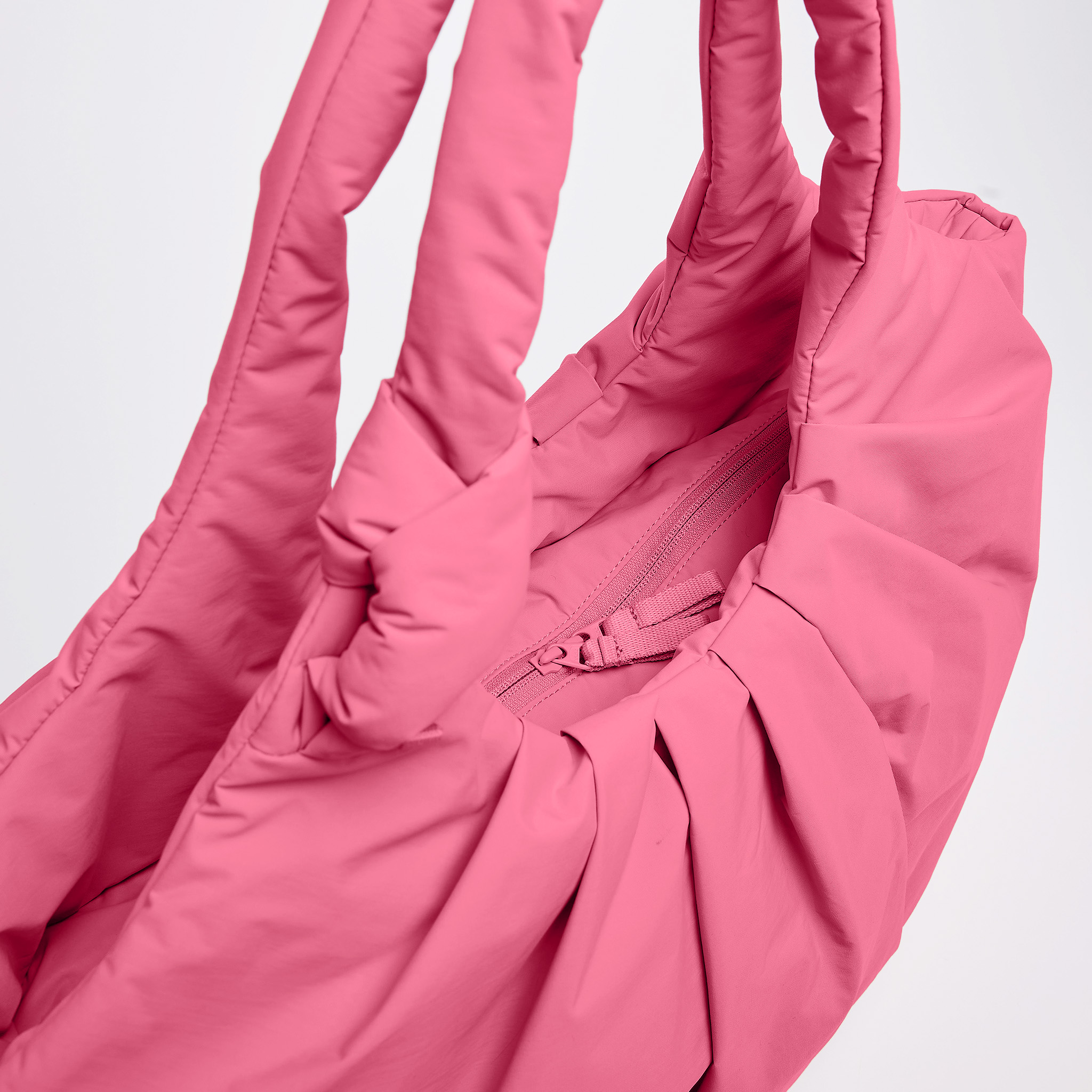 GOT BAG Pleat Tote Bag salina pink monochrome GOT BAG Pleat Tote Bag salina pink monochrome