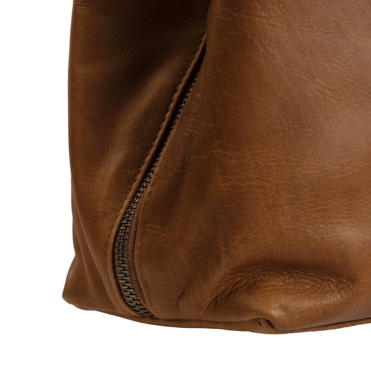 Chesterfield Leder Handtasche Gail cognac