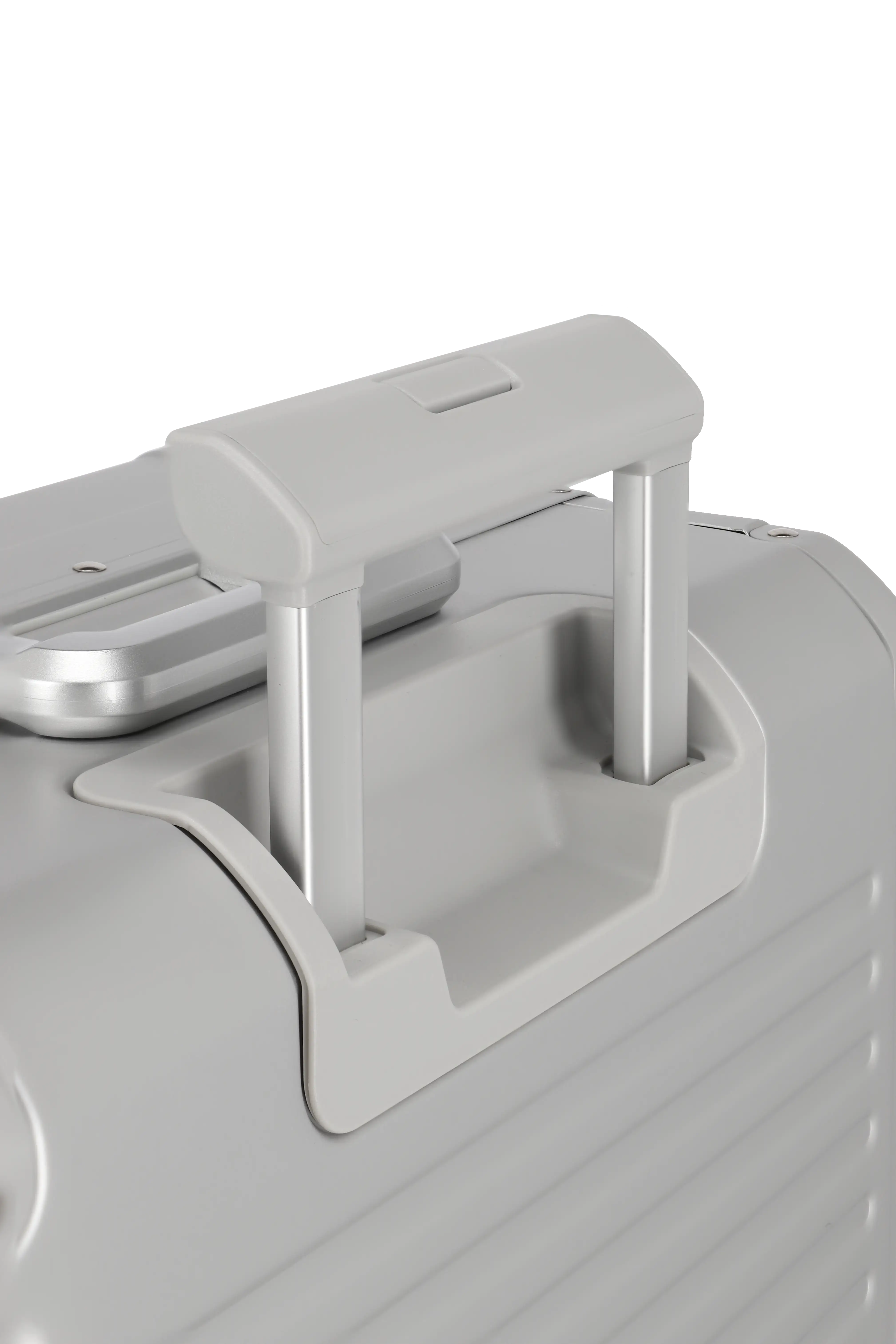 Travelite Next Aluminium Trolley 55cm + Vortasche silber Travelite Next Aluminium Trolley 55cm + Vortasche silber