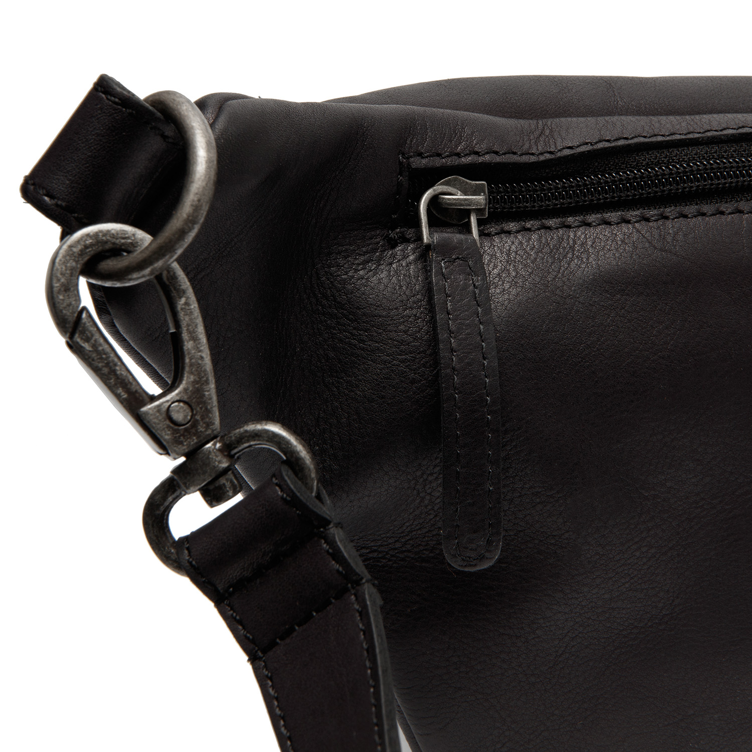 Chesterfield Leder Gürteltasche Kruger schwarz Chesterfield Leder Gürteltasche Kruger schwarz