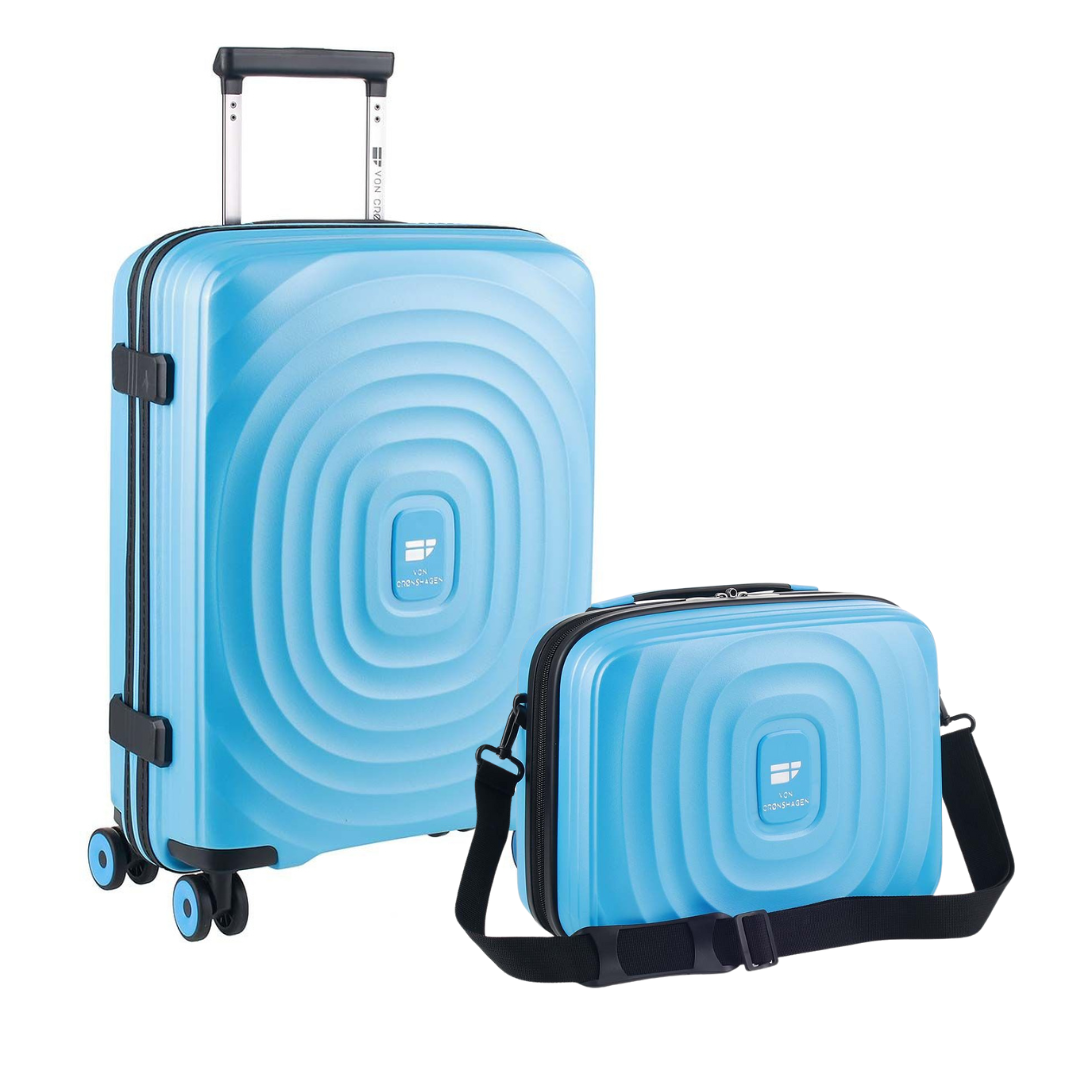Von Crønshagen Mogens Handgepäck-Set lightblue Von Crønshagen Mogens Handgepäck-Set lightblue