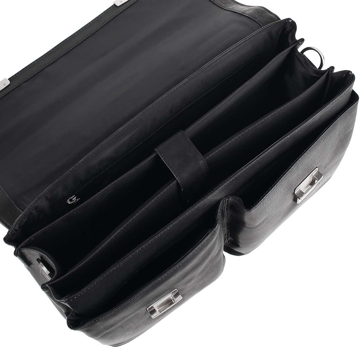 2828-black_03 Dermata Aktenmappe Schwarz (2828)