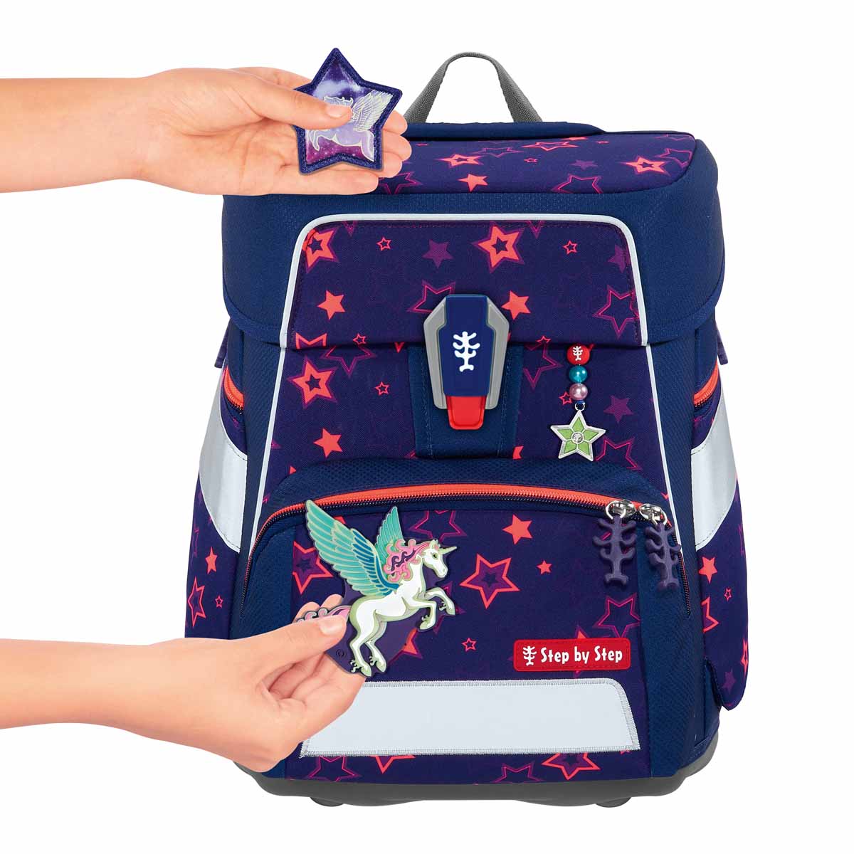 Step by Step SPACE SHINE Schulranzen-Set Pegasus Night Nuala 