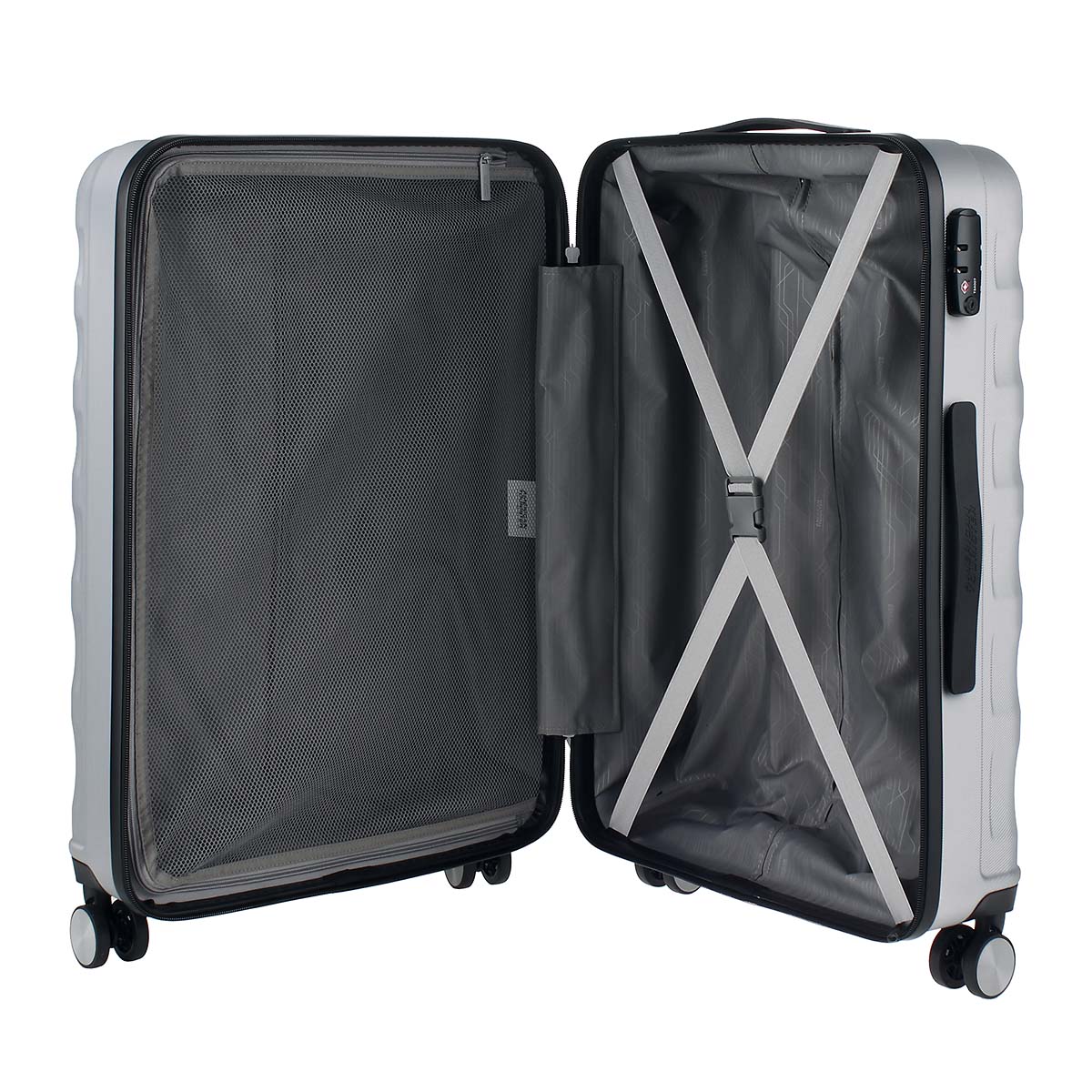 American Tourister Spinner Speedlink 65cm silver American Tourister Spinner Speedlink 65cm silver