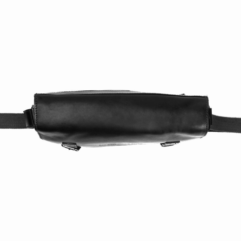 Chesterfield Leder Umhängetasche Bay schwarz