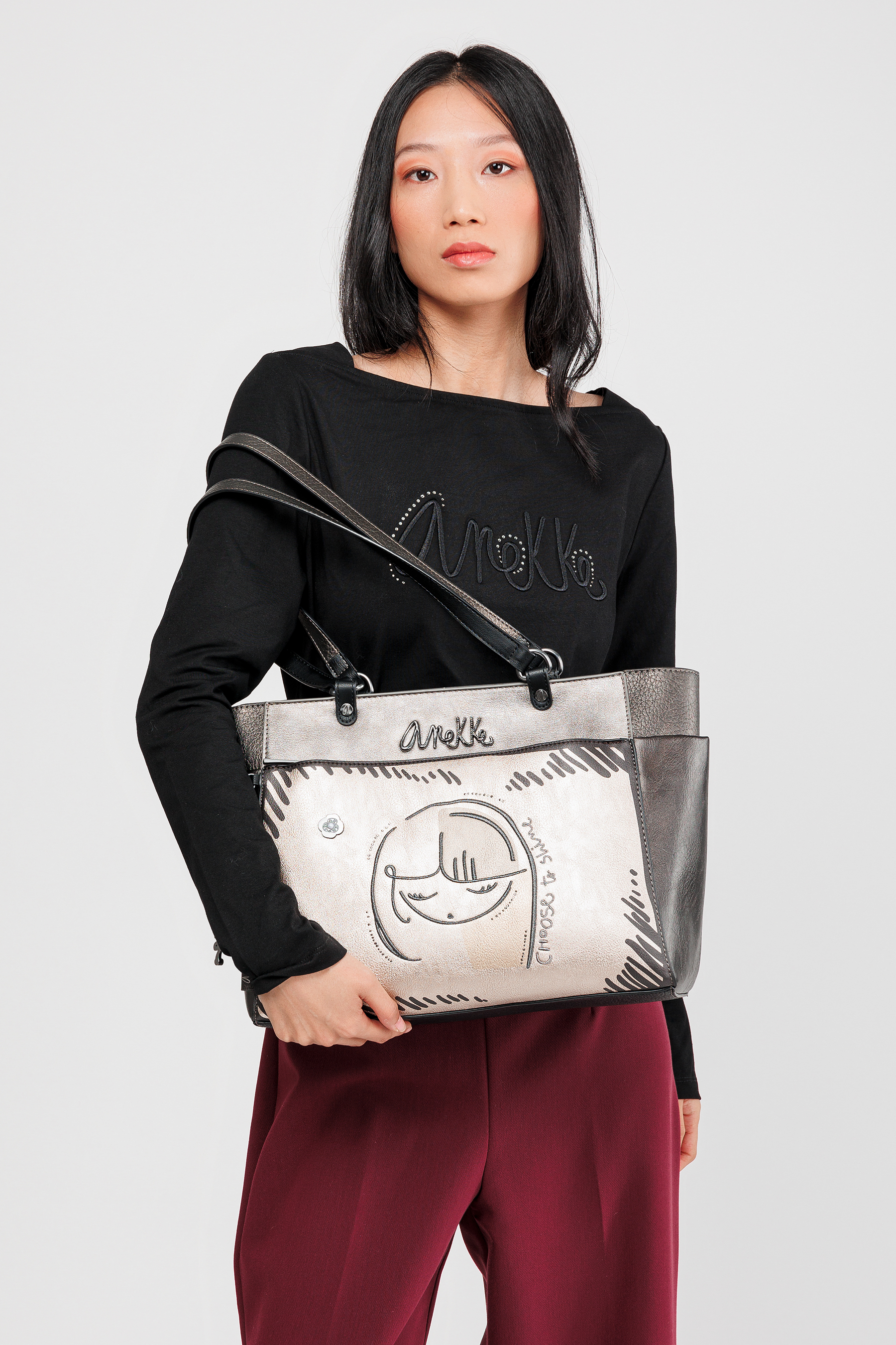 Anekke Schultertasche Nature Koko groß