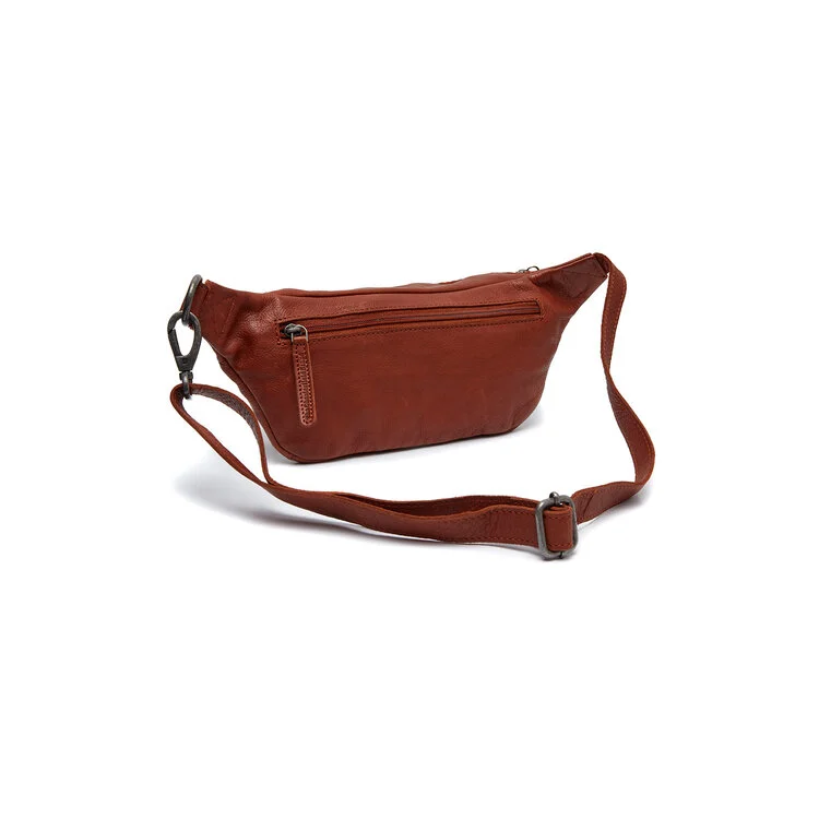 Chesterfield Leder Bauchtasche Severo cognac