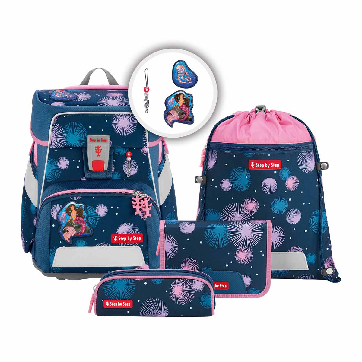 Step by Step SPACE Schulranzen-Set Mermaid Delia Step by Step SPACE Schulranzen-Set Mermaid Delia