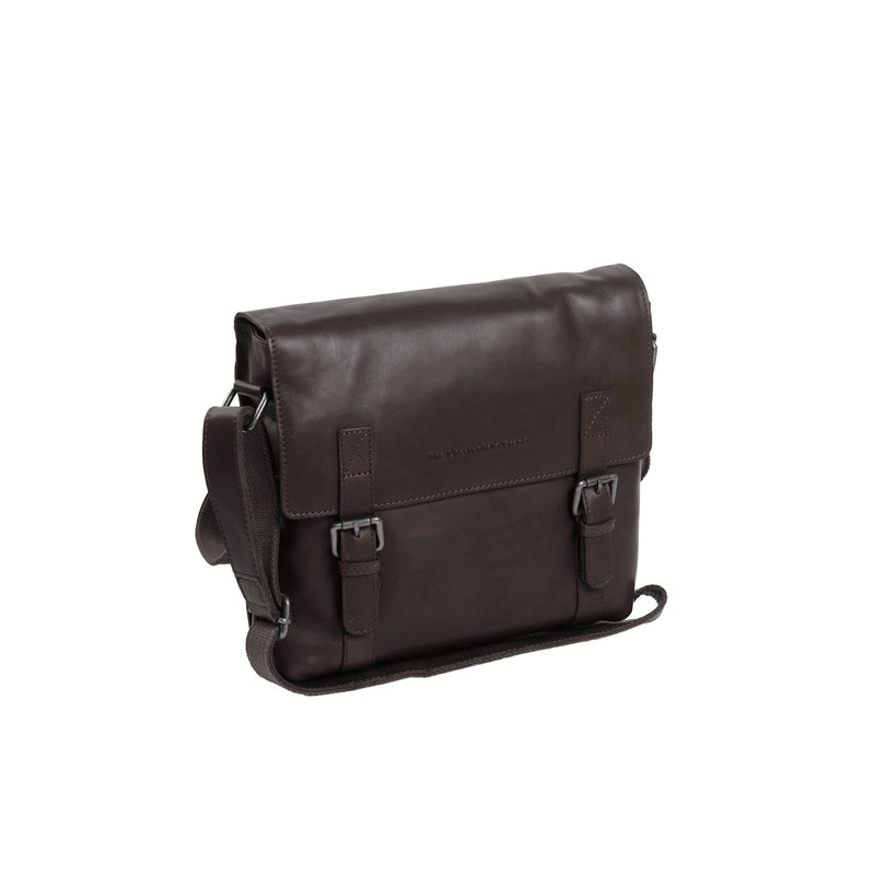 Chesterfield Leder Umhängetasche Bay braun