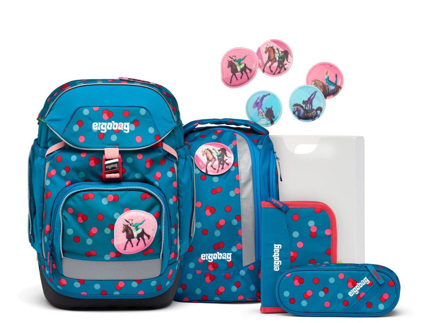 Ergobag Schulranzen-Set Pack VoltiBär 2024