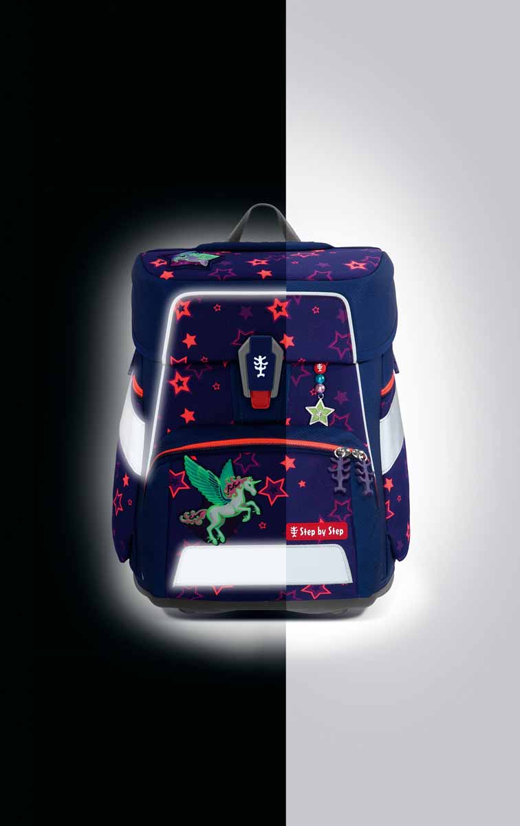 Step by Step SPACE SHINE Schulranzen-Set Pegasus Night Nuala 