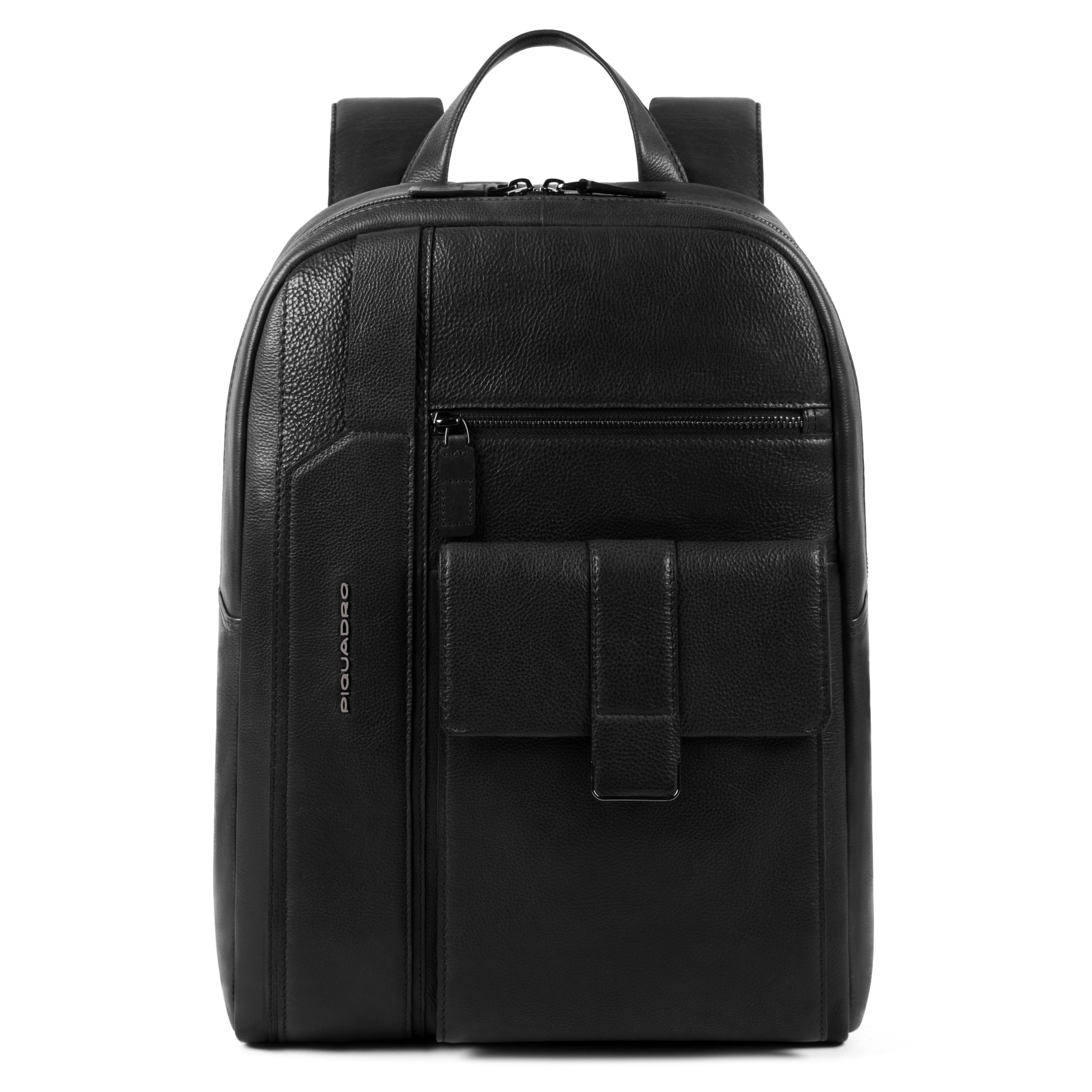 Piquadro Lederrucksack Kobe schwarz